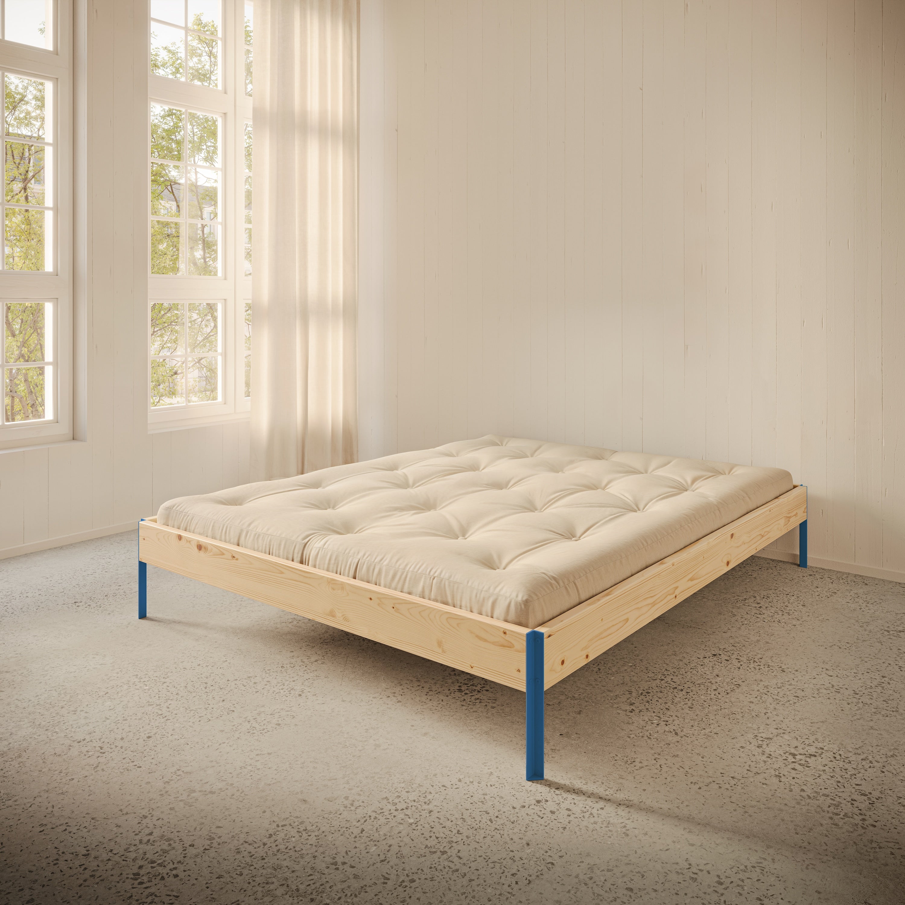 CORE BED RAW VIVID BLUE 140X200