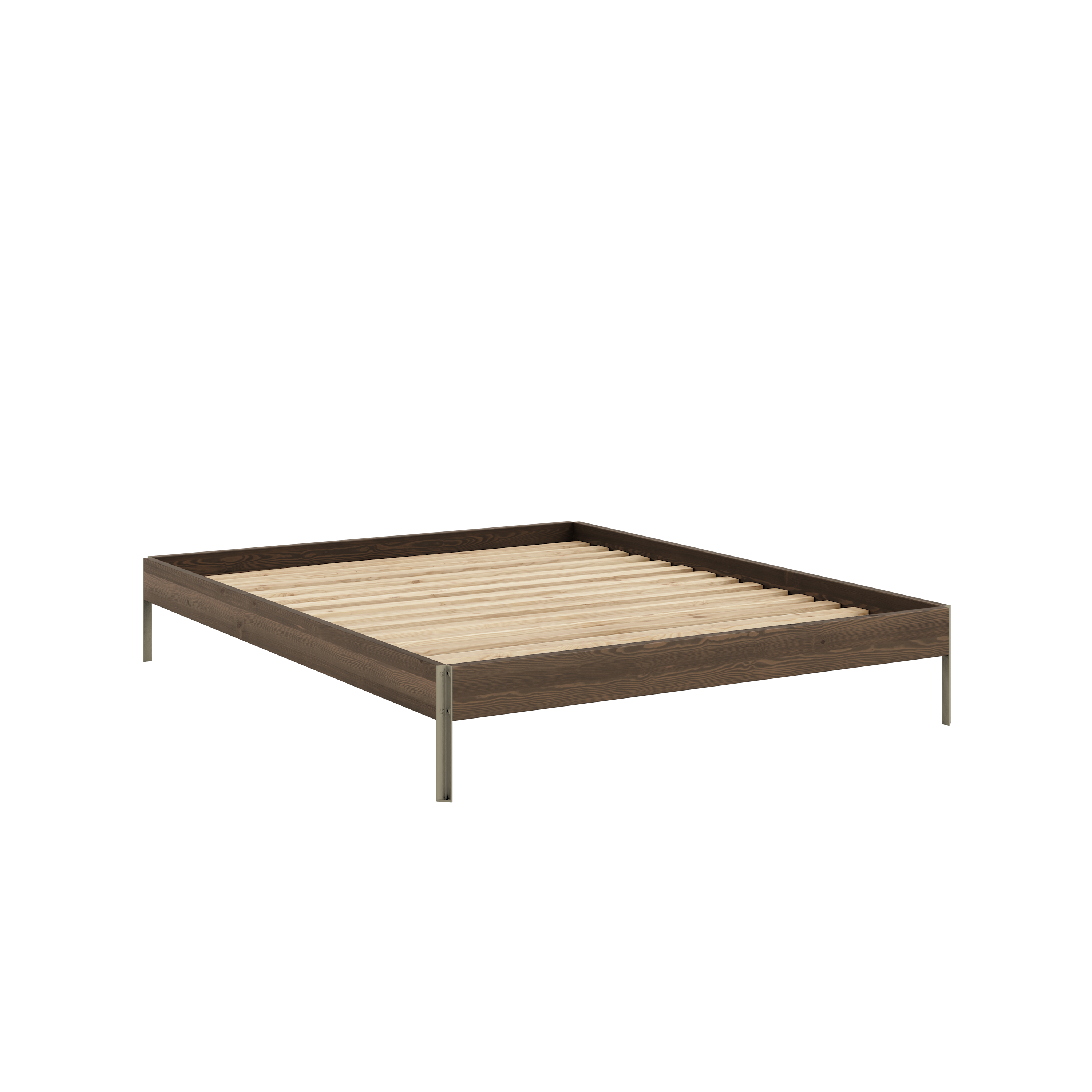 CORE BED CAROB BROWN SAGE GREEN 160X200
