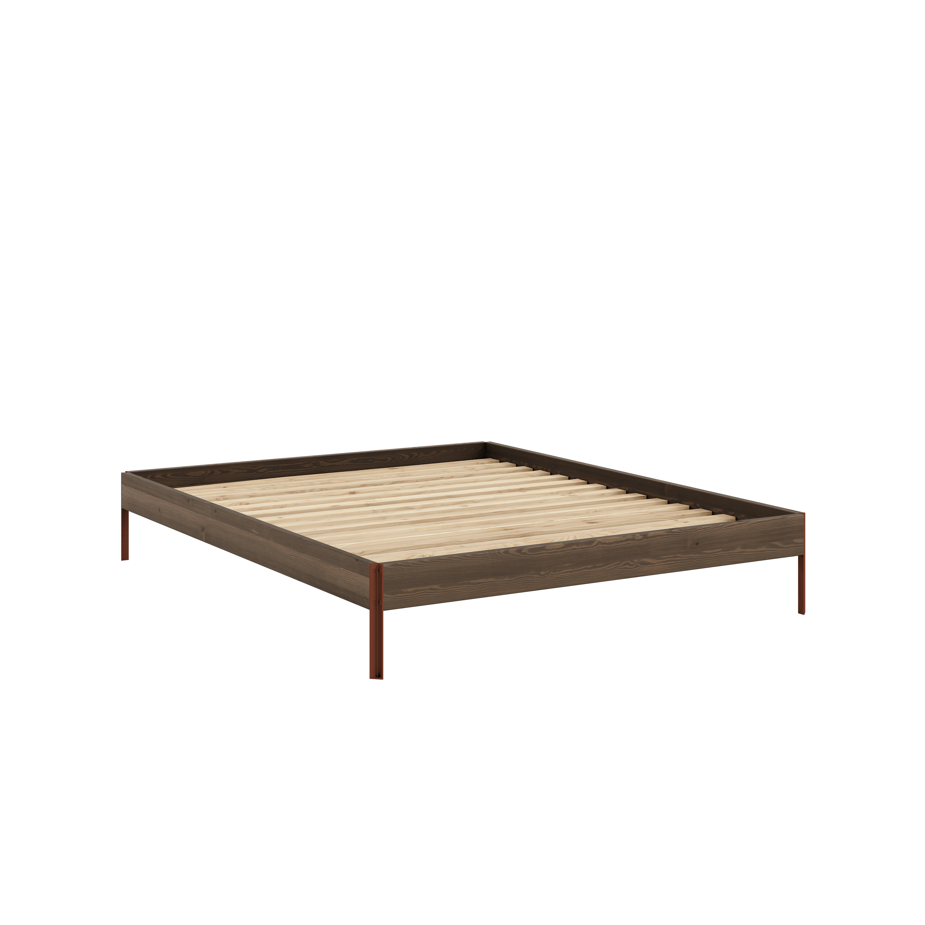 CORE BED CAROB BROWN TERRA RED 160X200