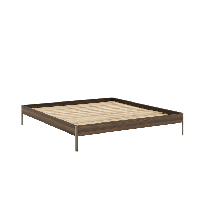 CORE BED CAROB BROWN SAGE GREEN 180X200