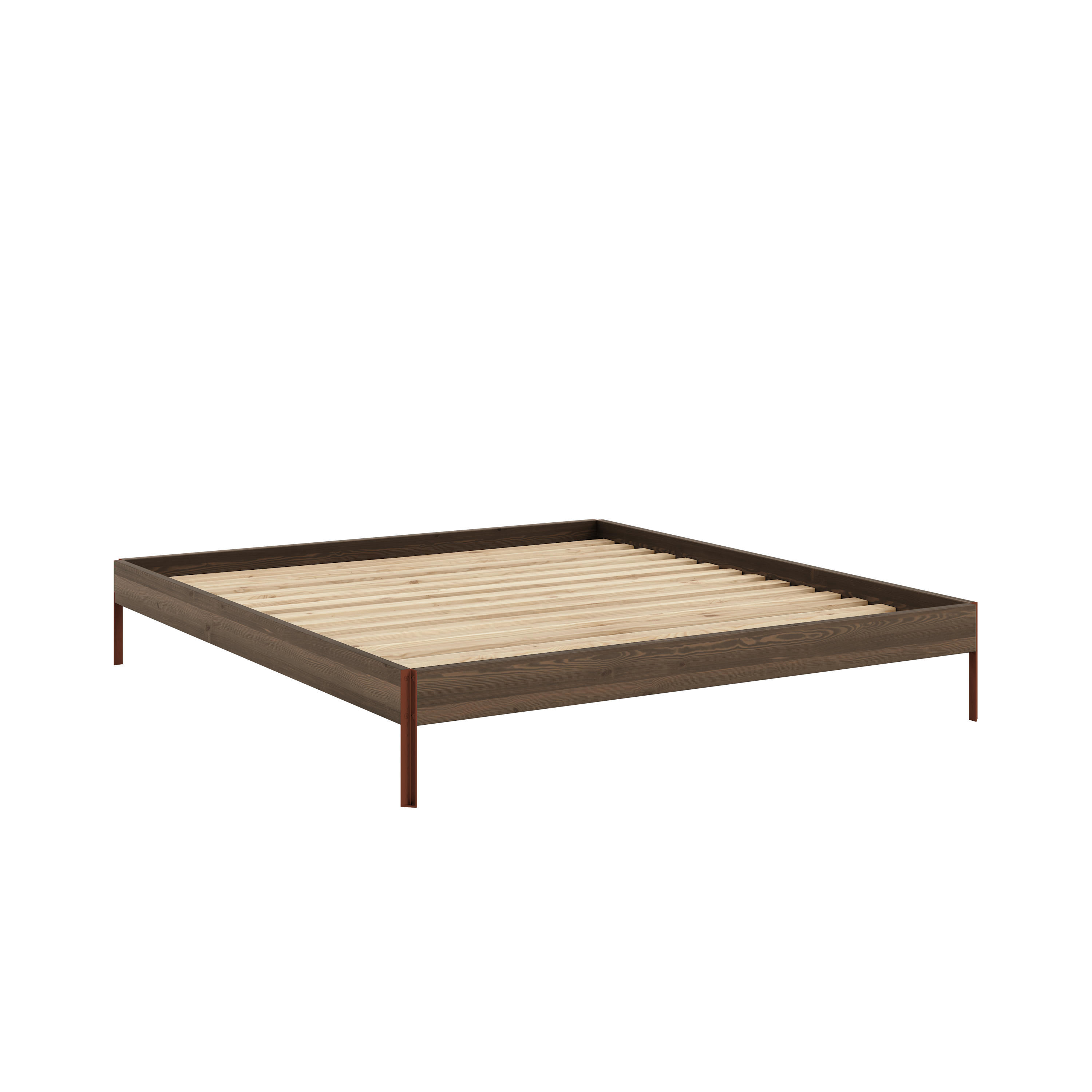 CORE BED CAROB BROWN TERRA RED 180X200