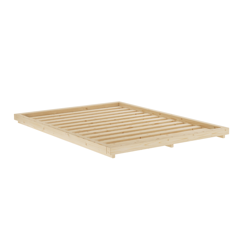 DOCK BED CLEAR LACQUERED 140 X 200