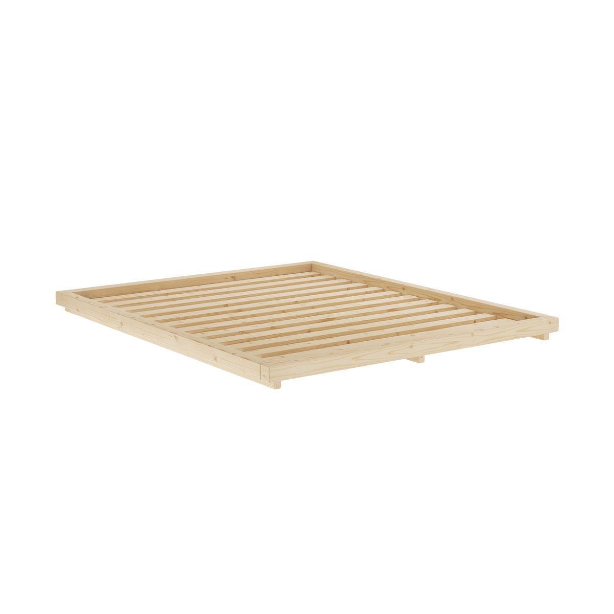 DOCK BED CLEAR LACQUERED QUEEN SIZE