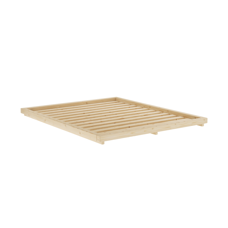 DOCK BED CLEAR LACQUERED 160 X 200