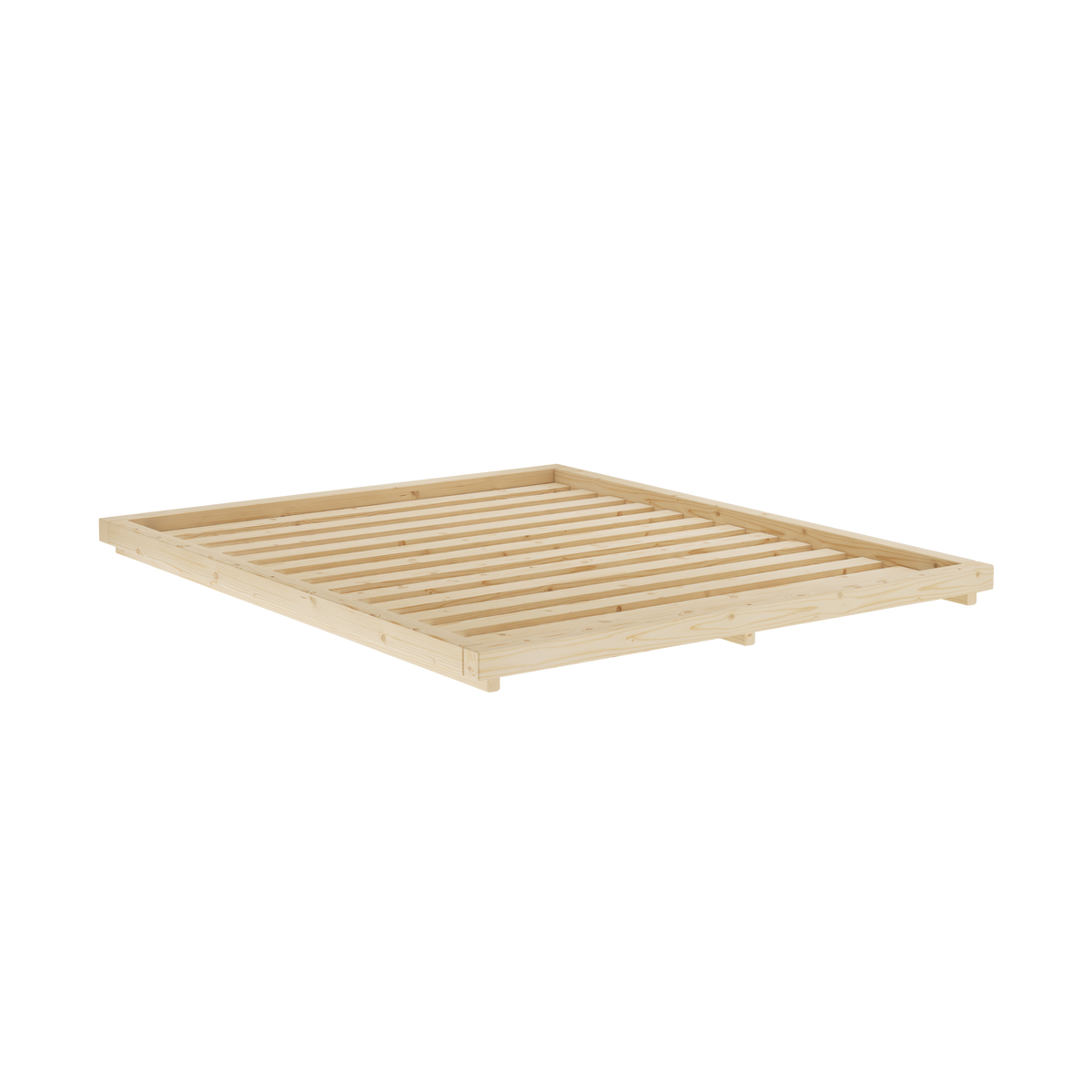 DOCK BED CLEAR LACQUERED QUEEN SIZE