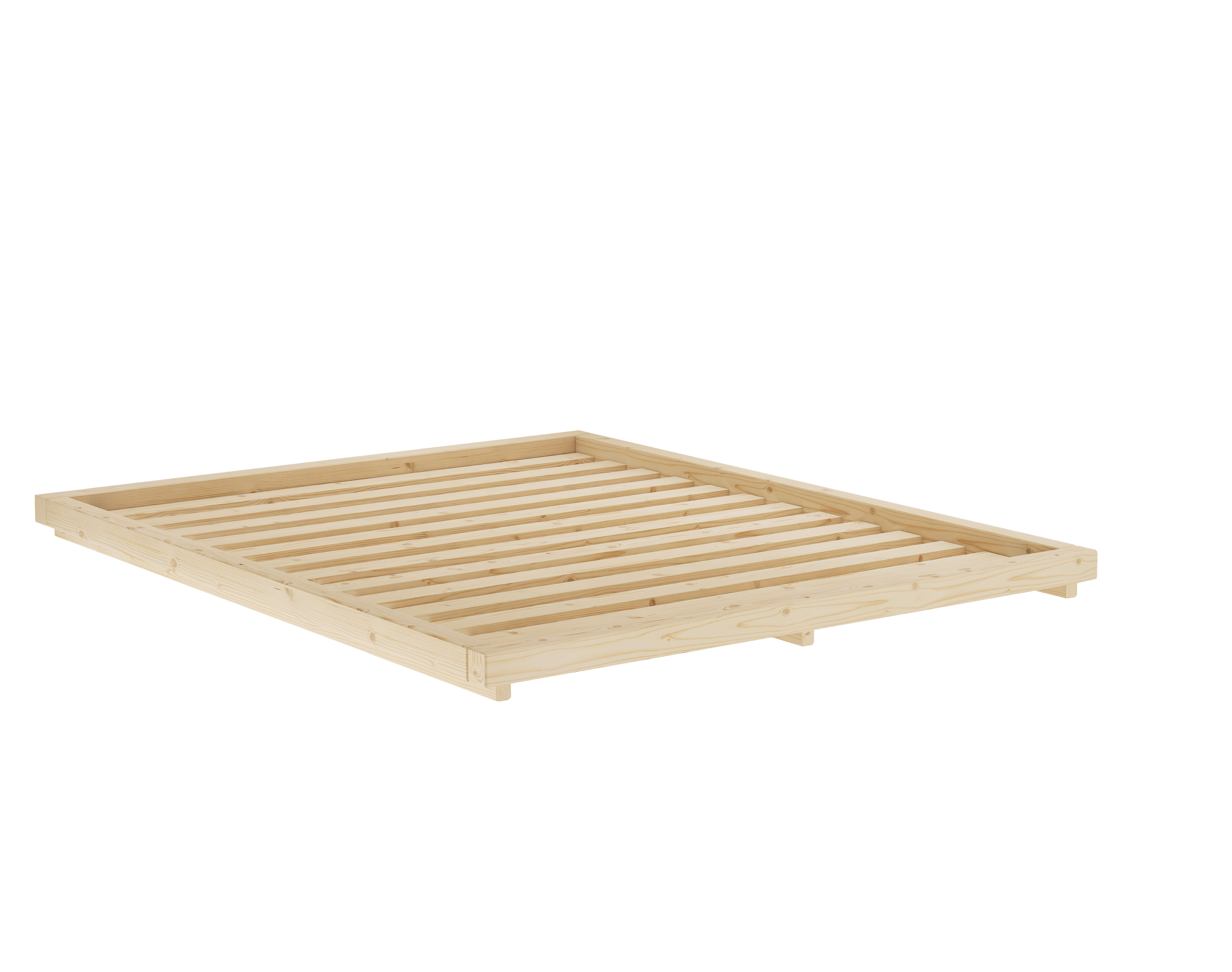 DOCK BED CLEAR LACQUERED 180 X 200