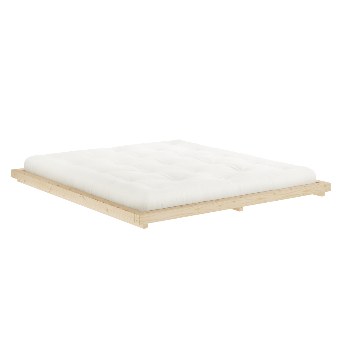 DOCK BED CLEAR LACQUERED 180 X 200