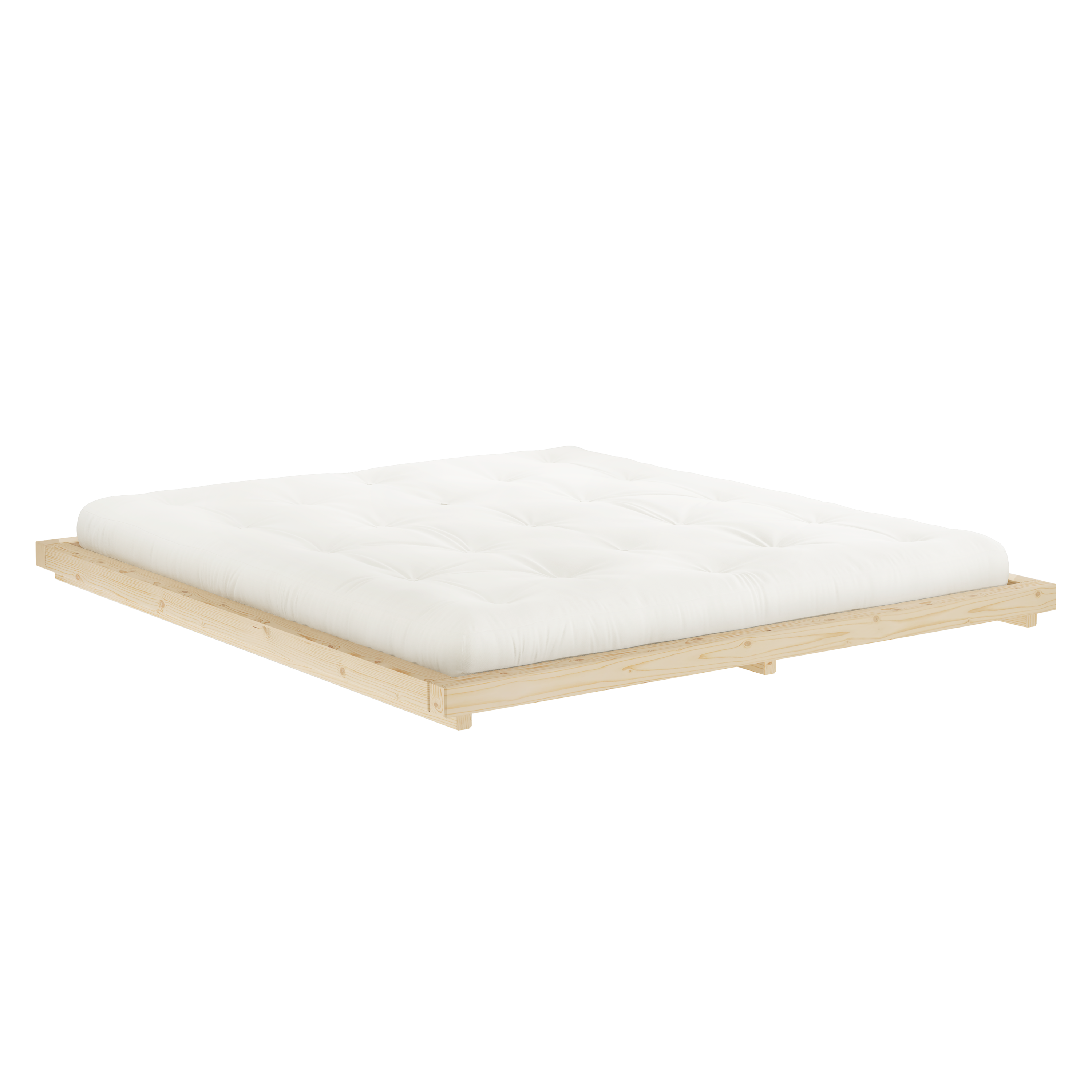 DOCK BED CLEAR LACQUERED 180 X 200