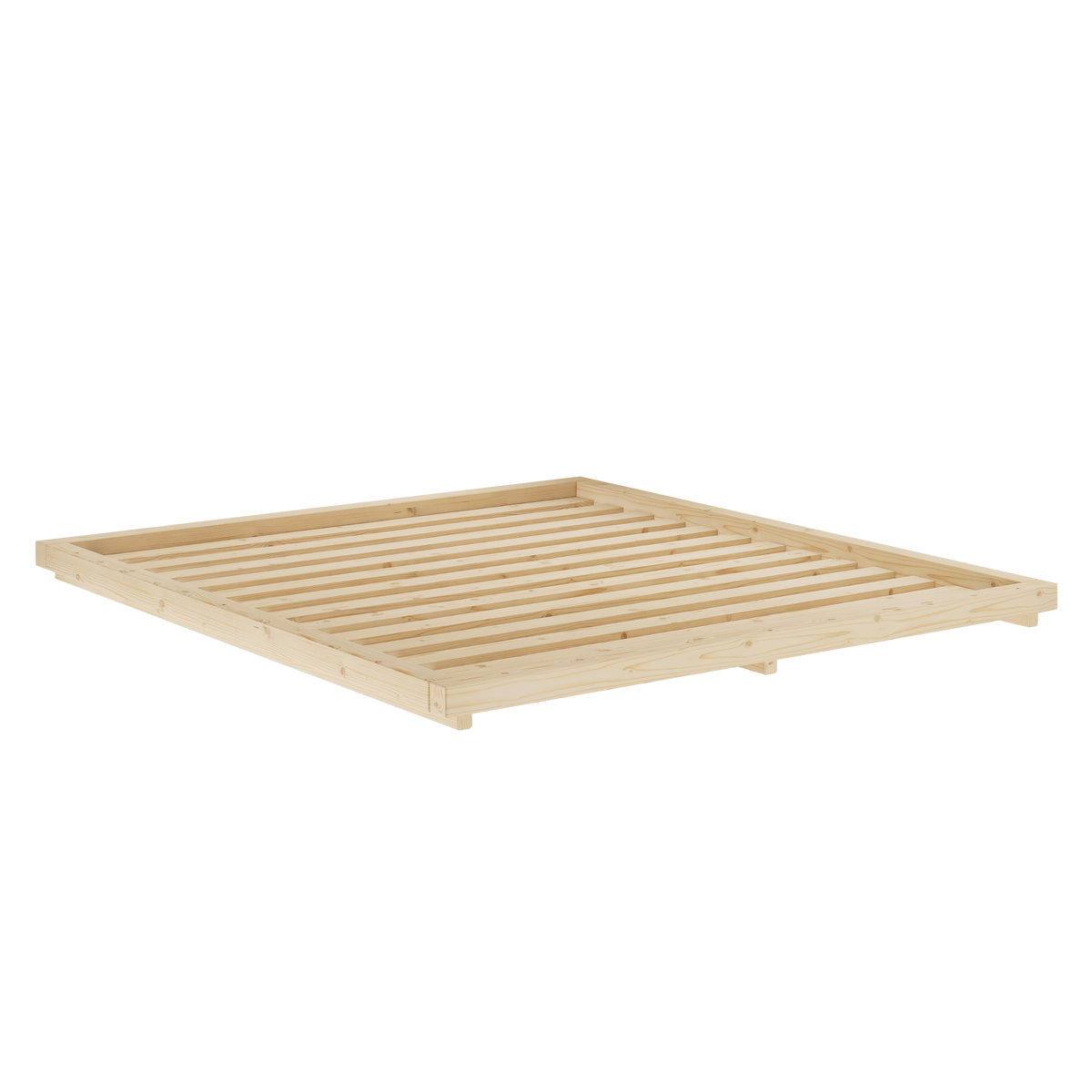 DOCK BED CLEAR LACQUERED 180 X 200