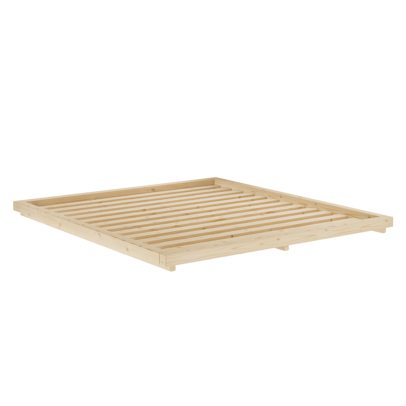 DOCK BED CLEAR LACQUERED 180 X 200