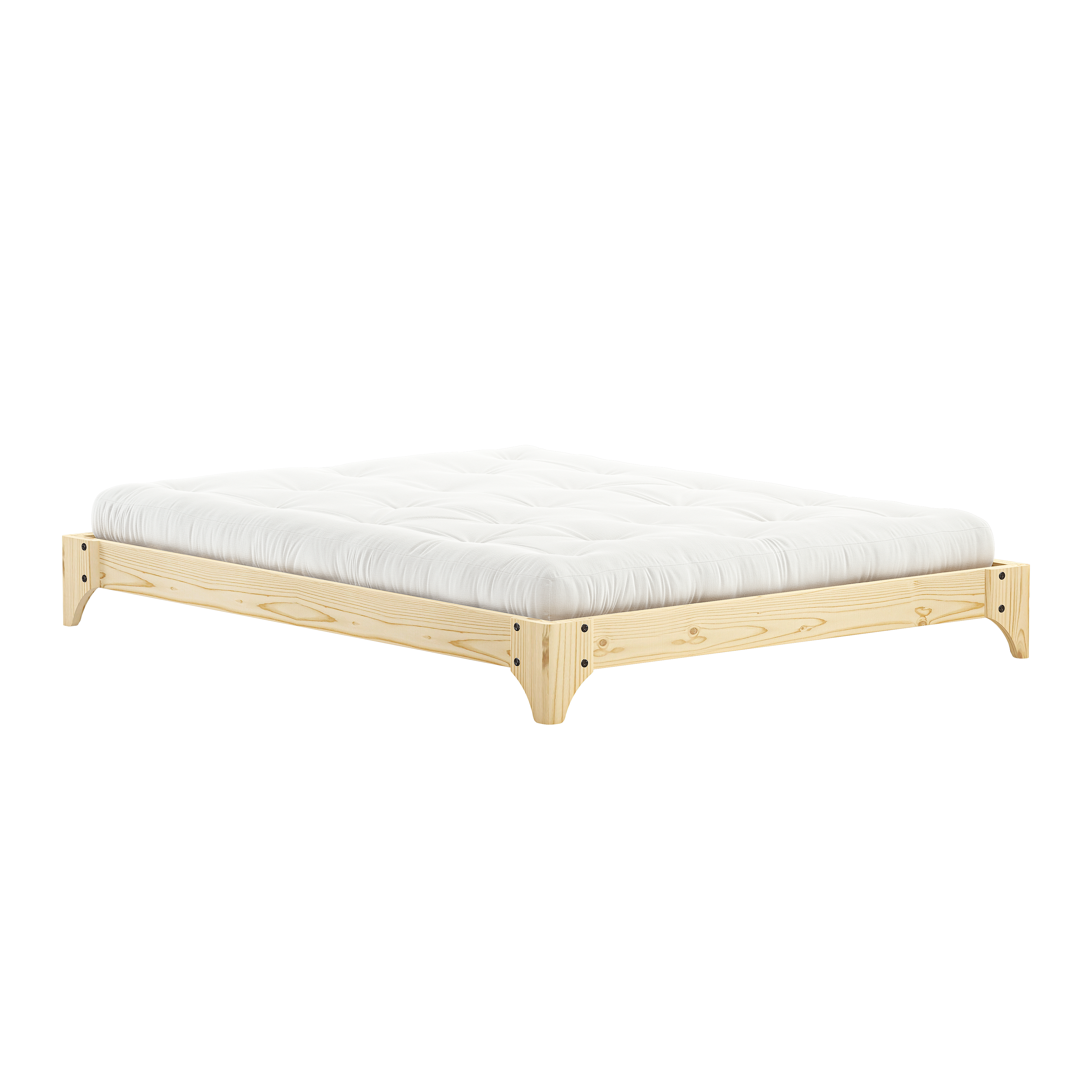 ELAN BED CLEAR LACQUERED 160 X 200