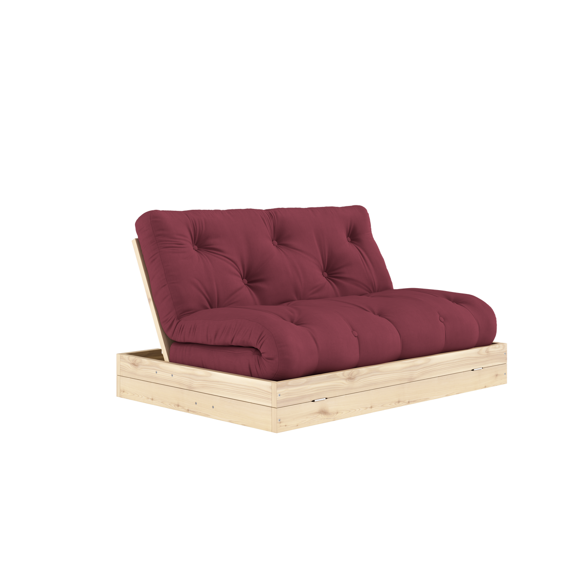 FLIP RAW 140 X 200 W. MATTRESS BORDEAUX