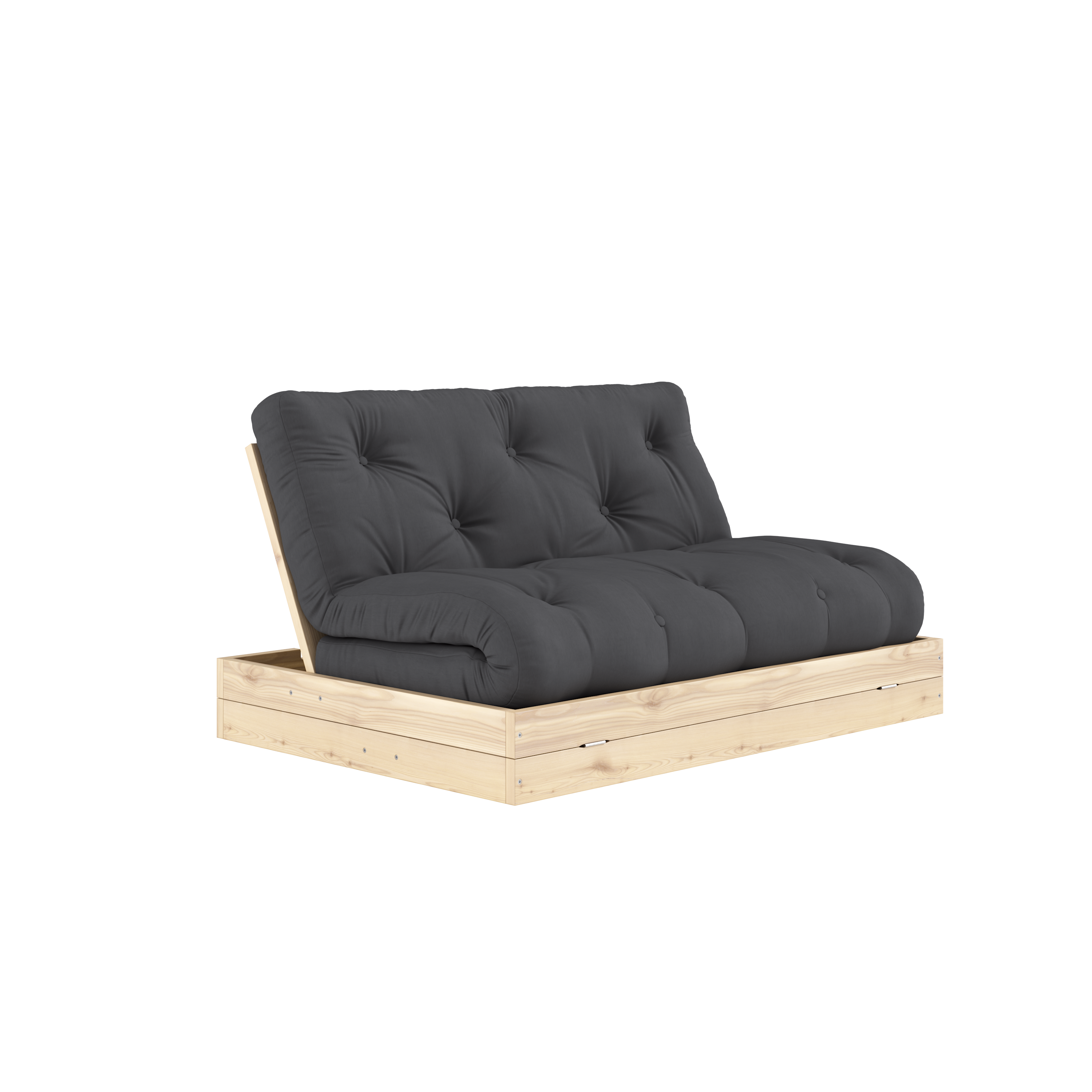 FLIP RAW 140 X 200 W. MATTRESS DARK GREY