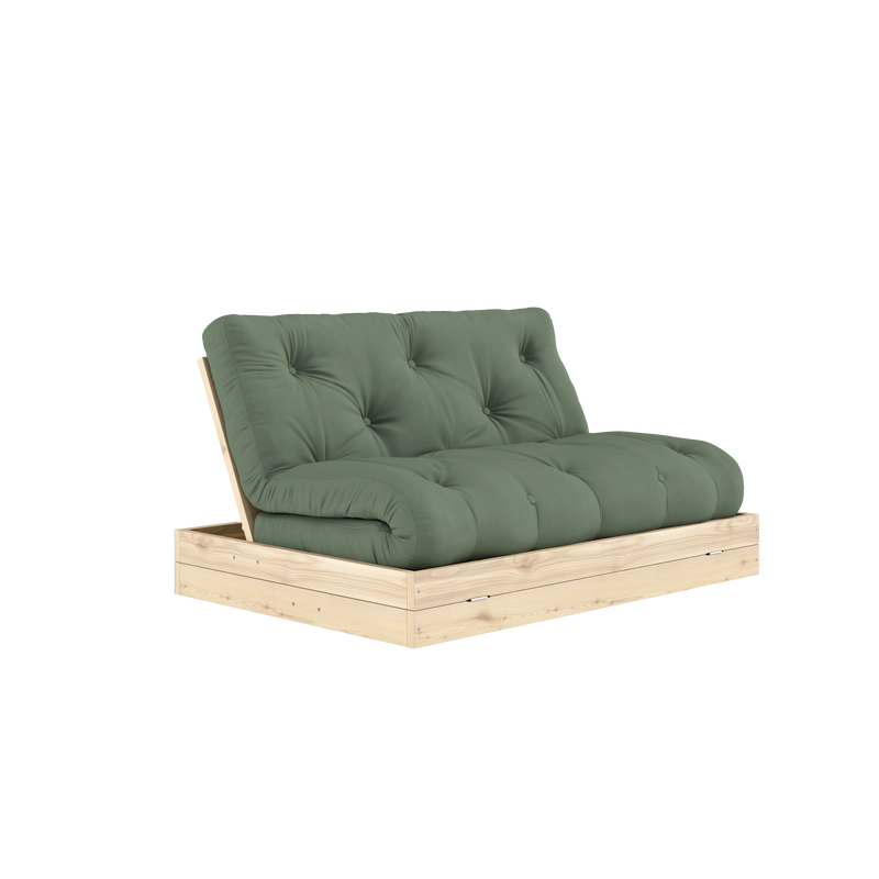FLIP RAW 140 X 200 W. MATTRESS OLIVE GREEN