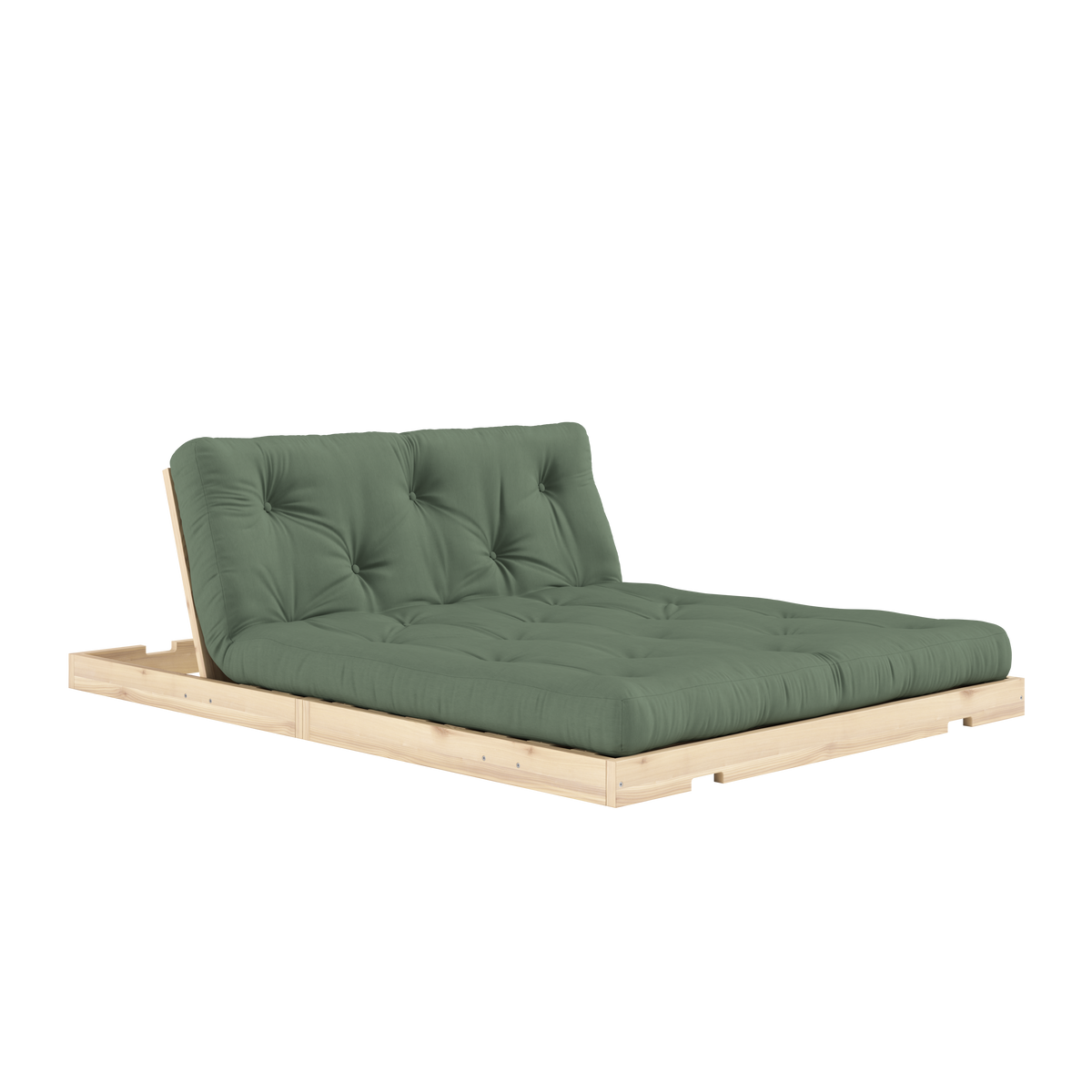FLIP RAW 140 X 200 W. MATTRESS OLIVE GREEN