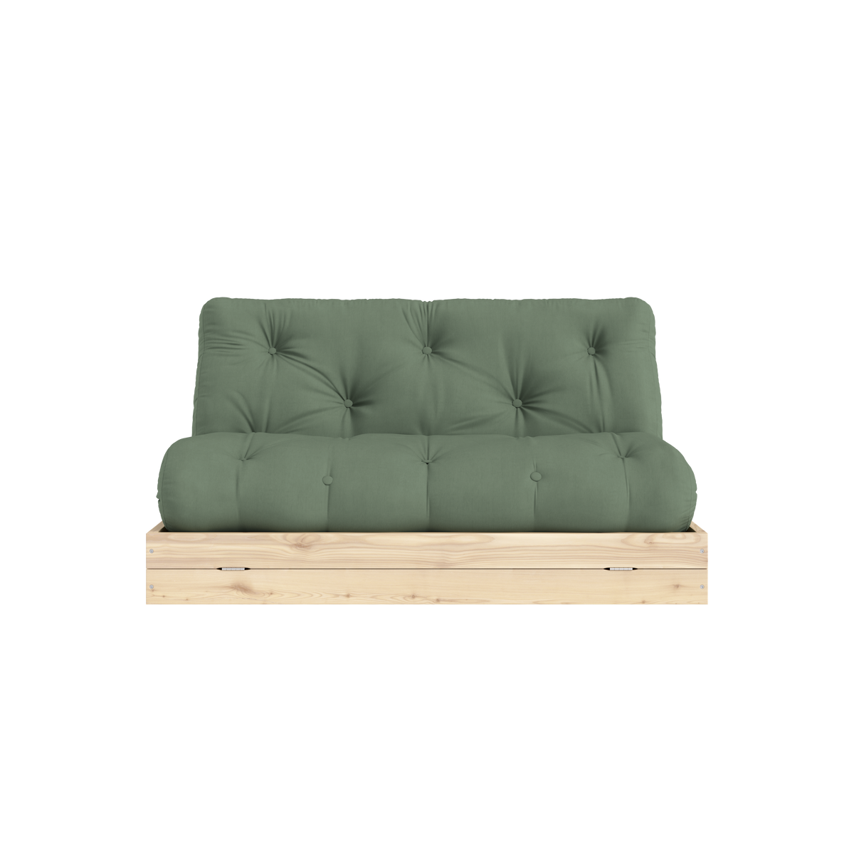FLIP RAW 140 X 200 W. MATTRESS OLIVE GREEN