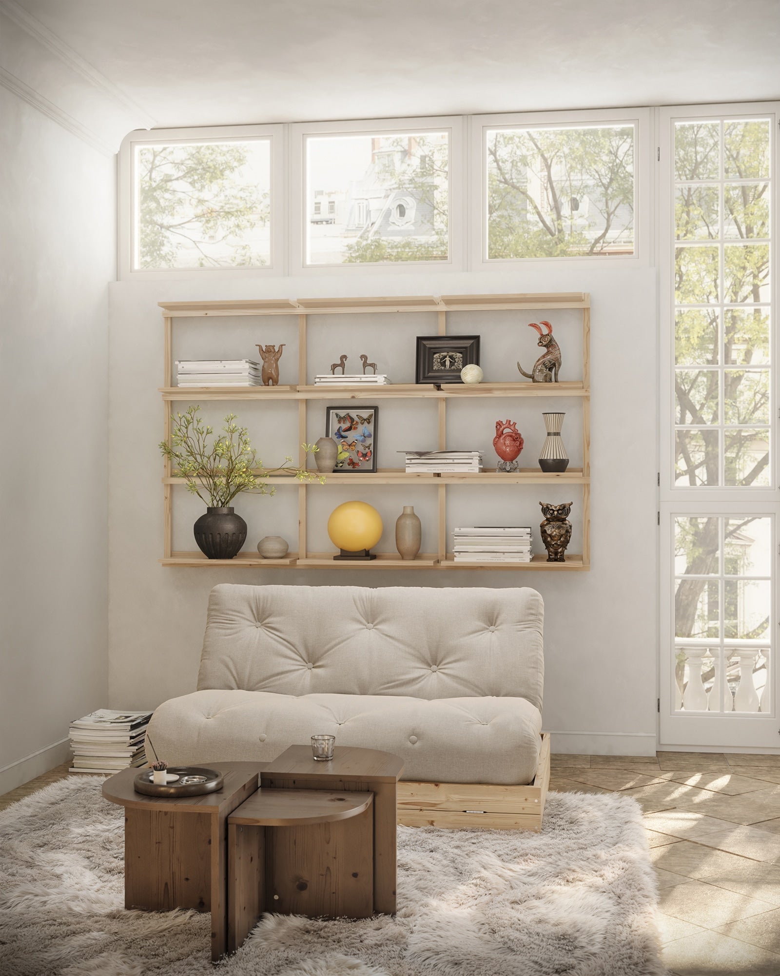 FLIP RAW 140 X 200 W. MATTRESS BEIGE