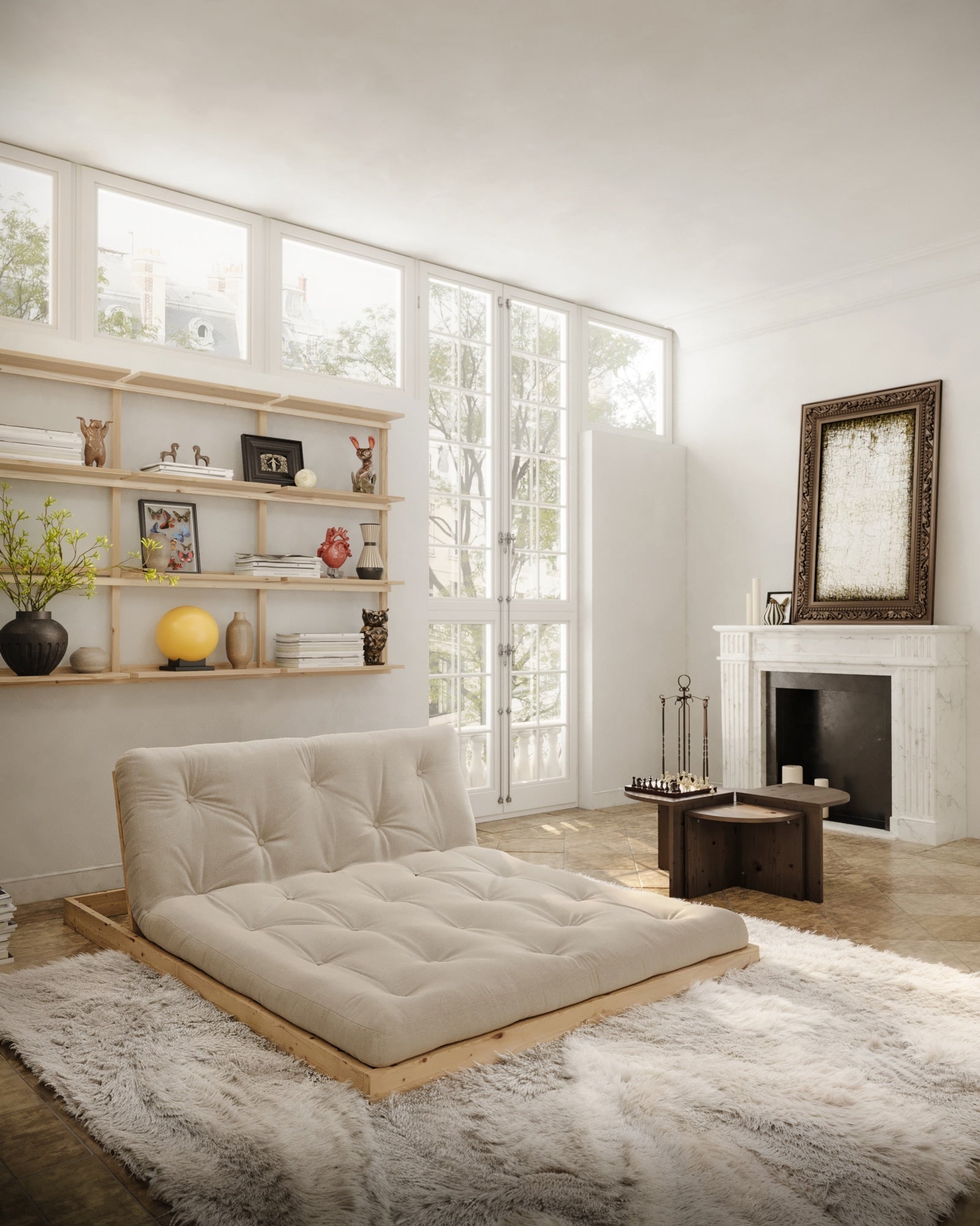 FLIP RAW 140 X 200 W. MATTRESS CLAY BROWN