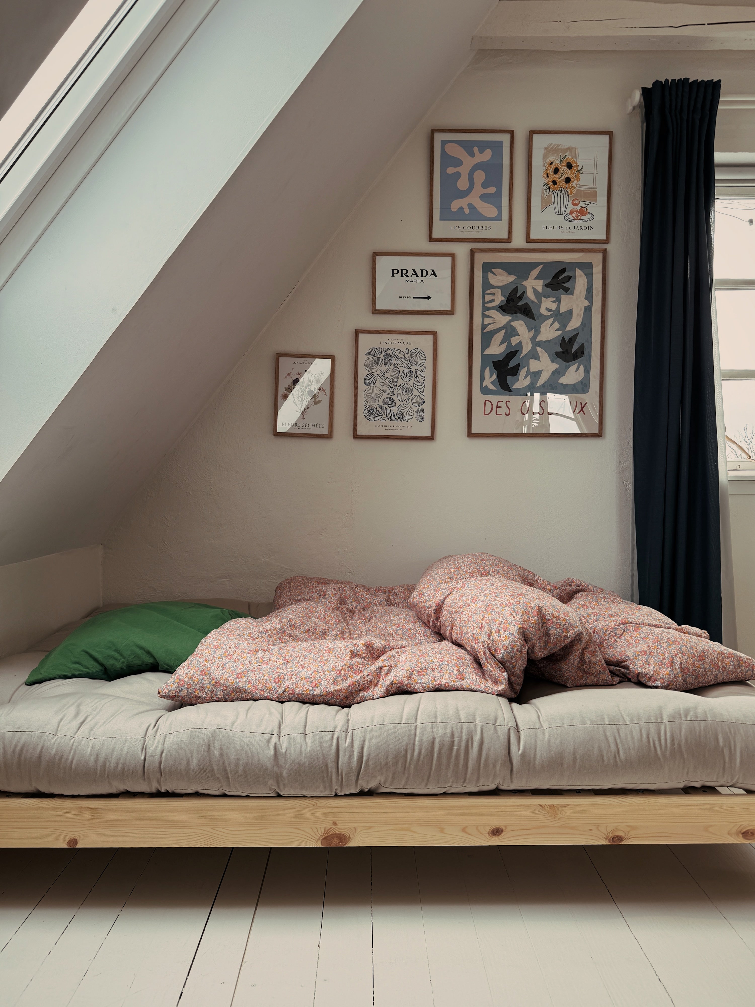 FRESH CLEAR LACQUERED W. FRESH MATTRESS PETROL BLUE