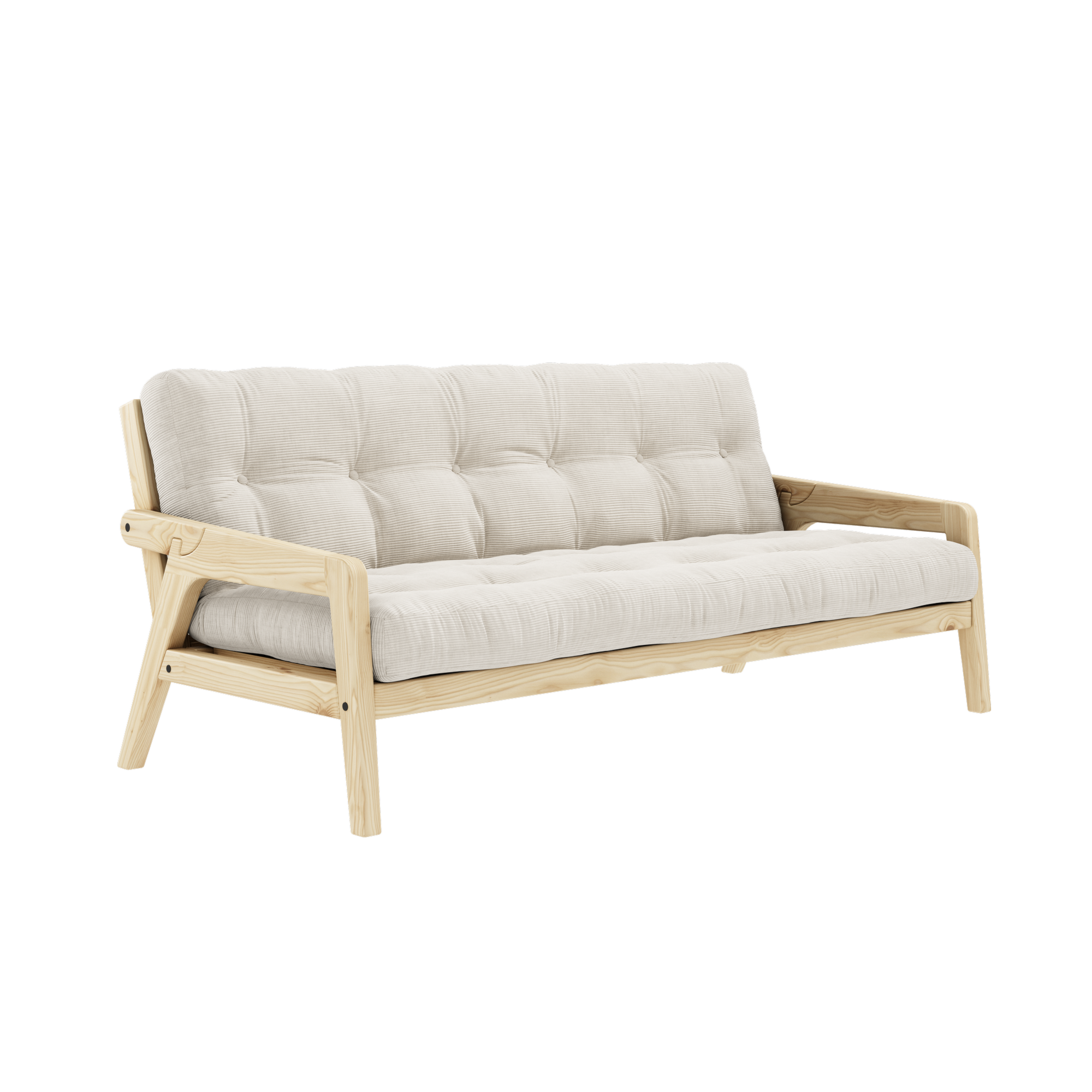 GRAB CLEAR LACQUERED W. 5-LAYER MIXED MATTRESS LINEN