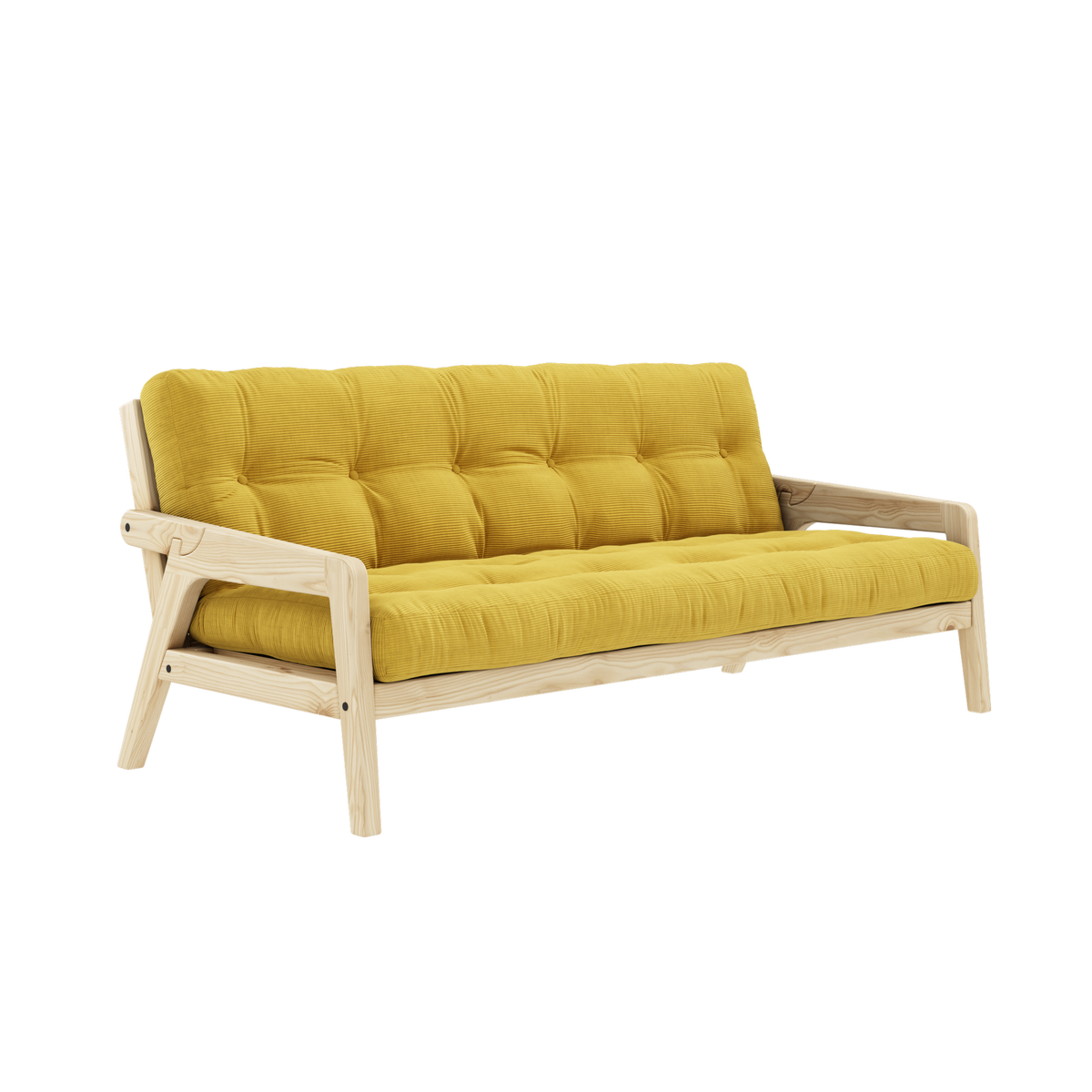 GRAB CLEAR LACQUERED W. 5-LAYER MIXED MATTRESS HONEY