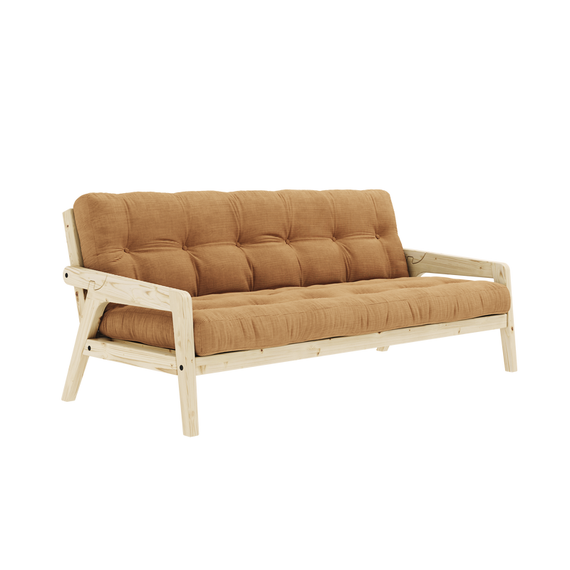 GRAB CLEAR LACQUERED W. 5-LAYER MIXED MATTRESS FUDGE BROWN
