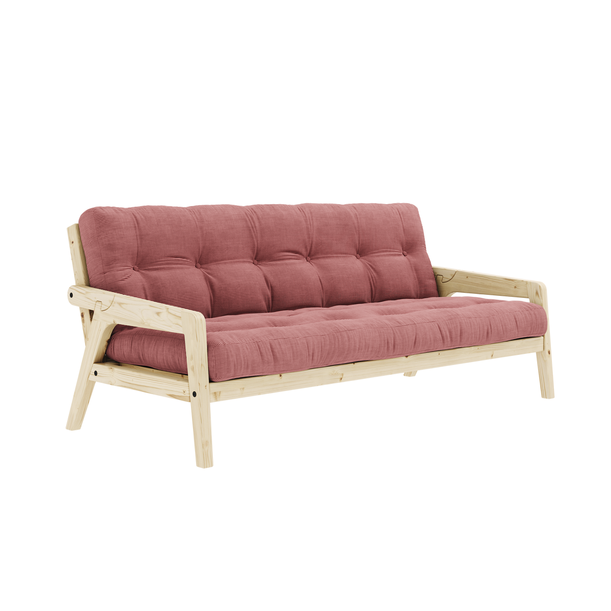 GRAB CLEAR LACQUERED W. 5-LAYER MIXED MATTRESS SORBET PINK