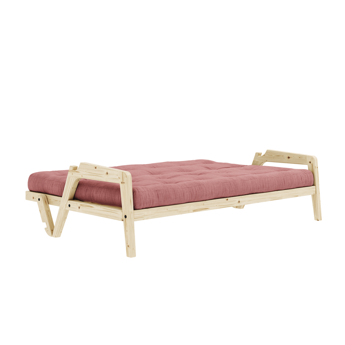 GRAB CLEAR LACQUERED W. 5-LAYER MIXED MATTRESS SORBET PINK