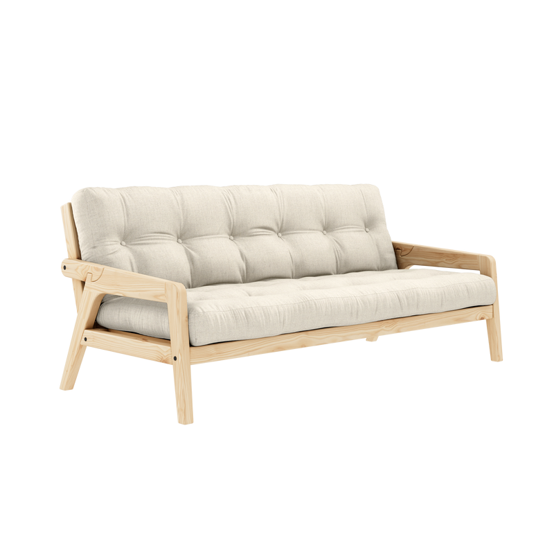 GRAB CLEAR LACQUERED W. 5-LAYER MIXED MATTRESS LINEN