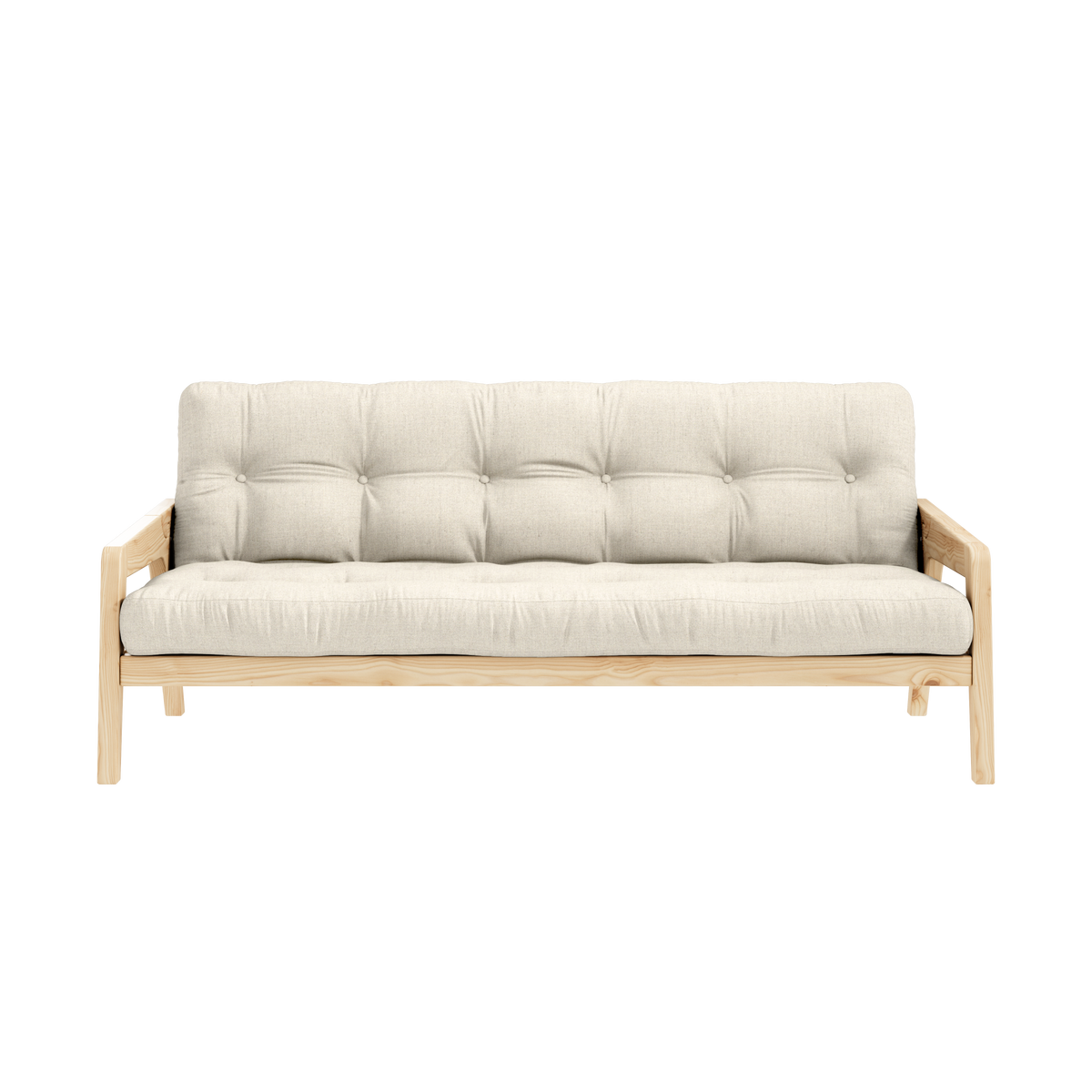 GRAB CLEAR LACQUERED W. 5-LAYER MIXED MATTRESS LINEN