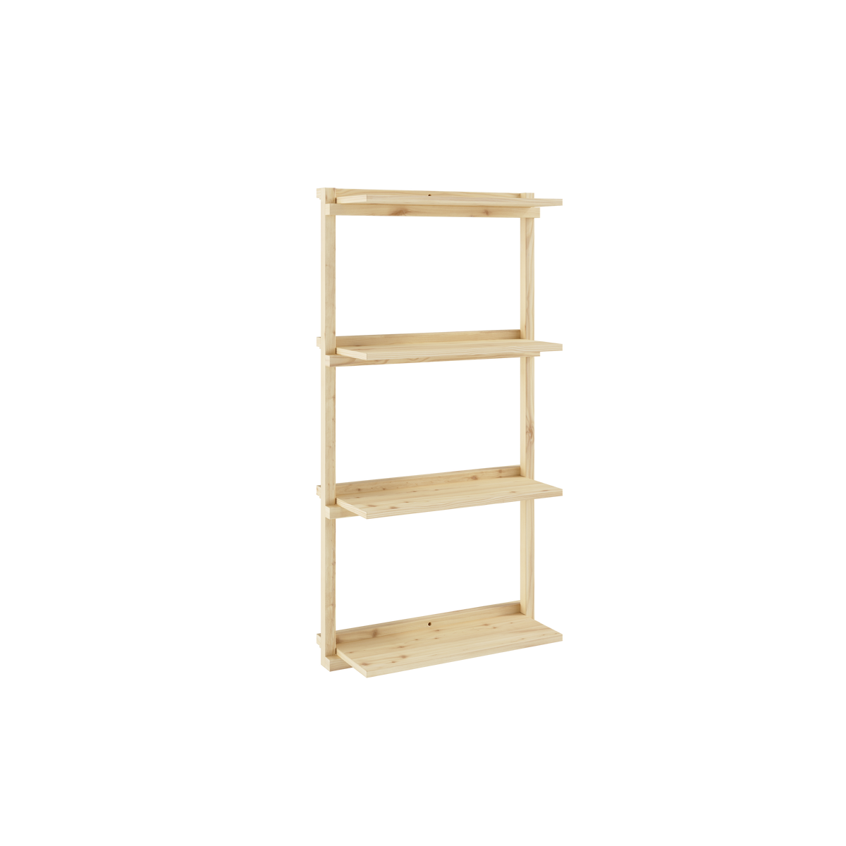 GROOVE SHELVING NARROW RAW