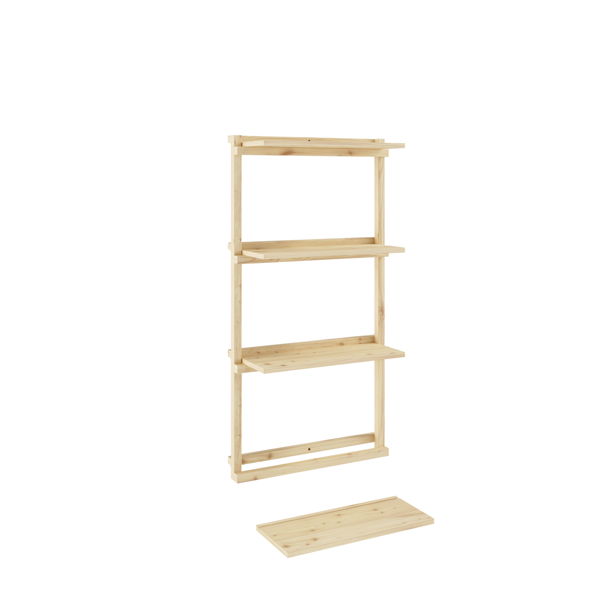 GROOVE SHELVING NARROW RAW
