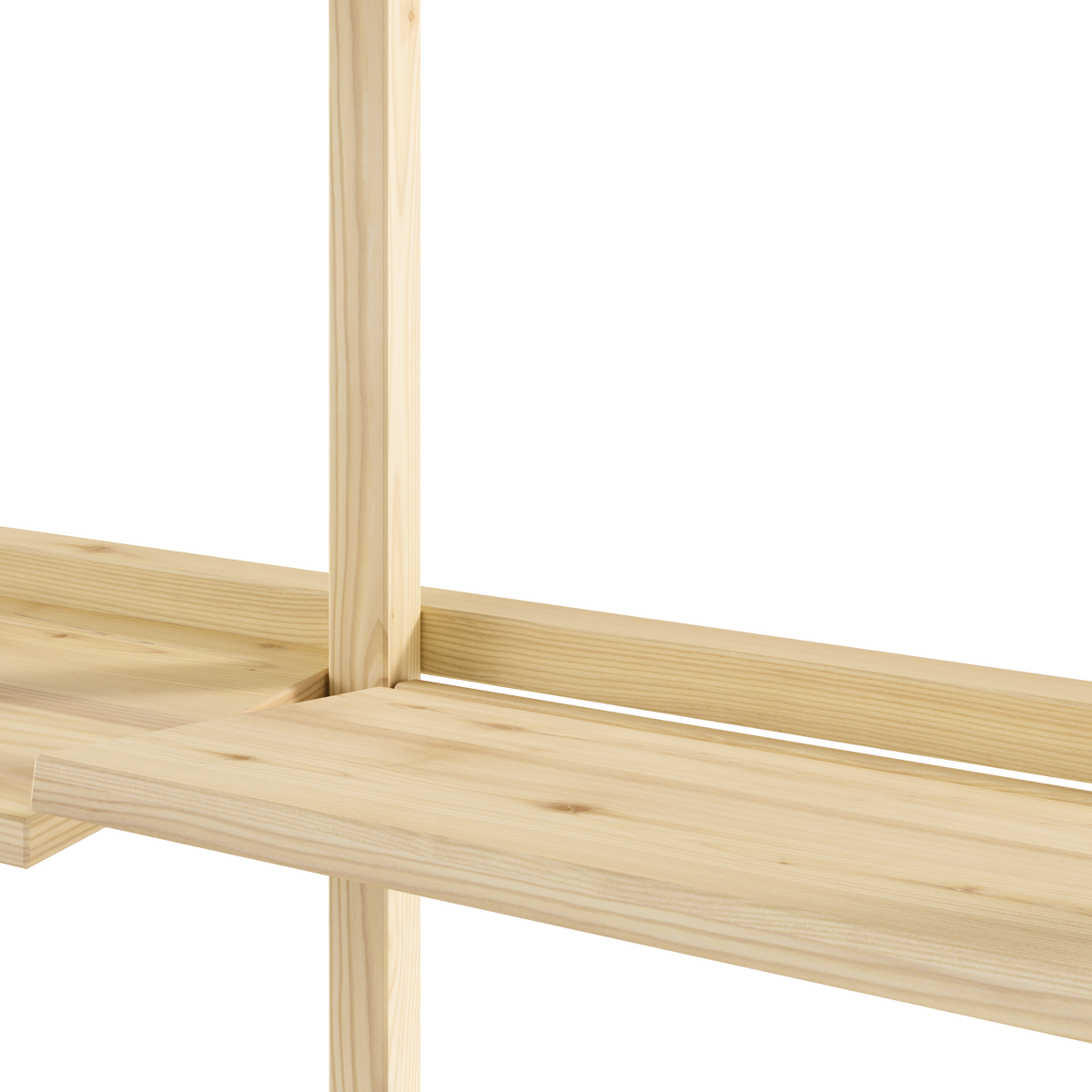 GROOVE SHELVING NARROW RAW