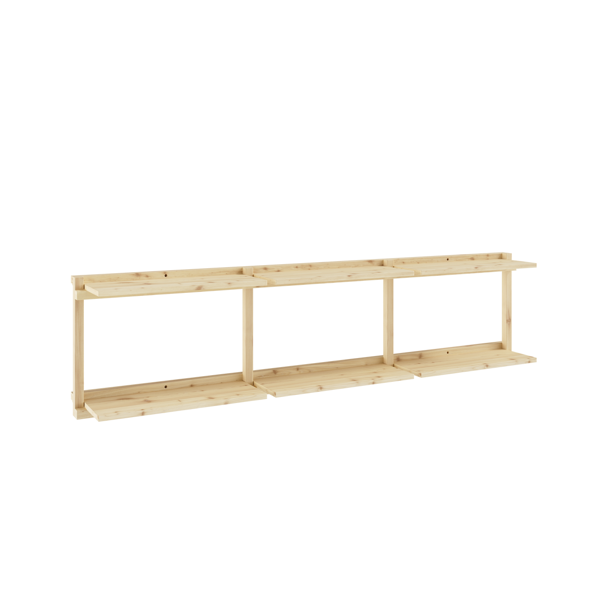 GROOVE SHELVING WIDE RAW