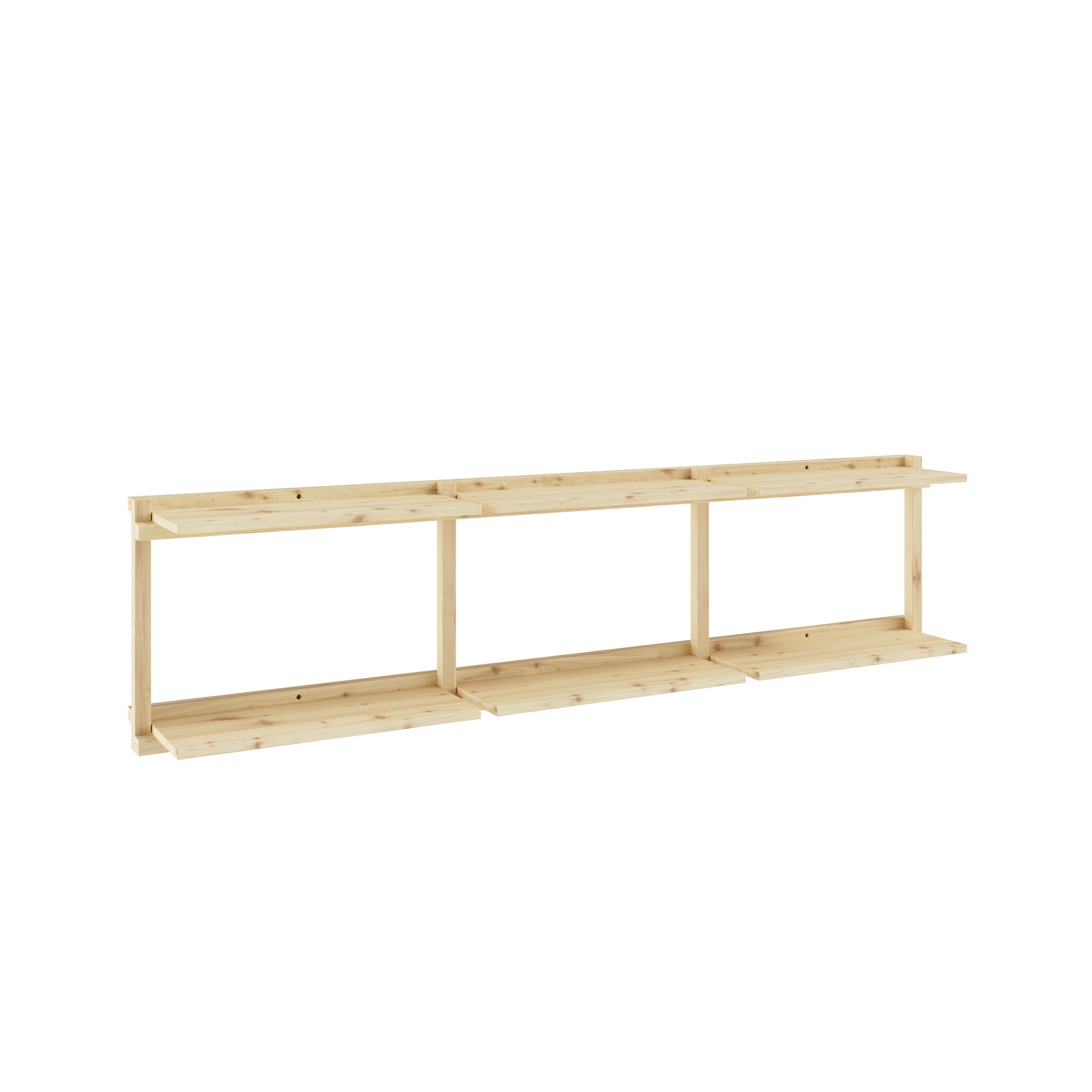 GROOVE SHELVING WIDE RAW