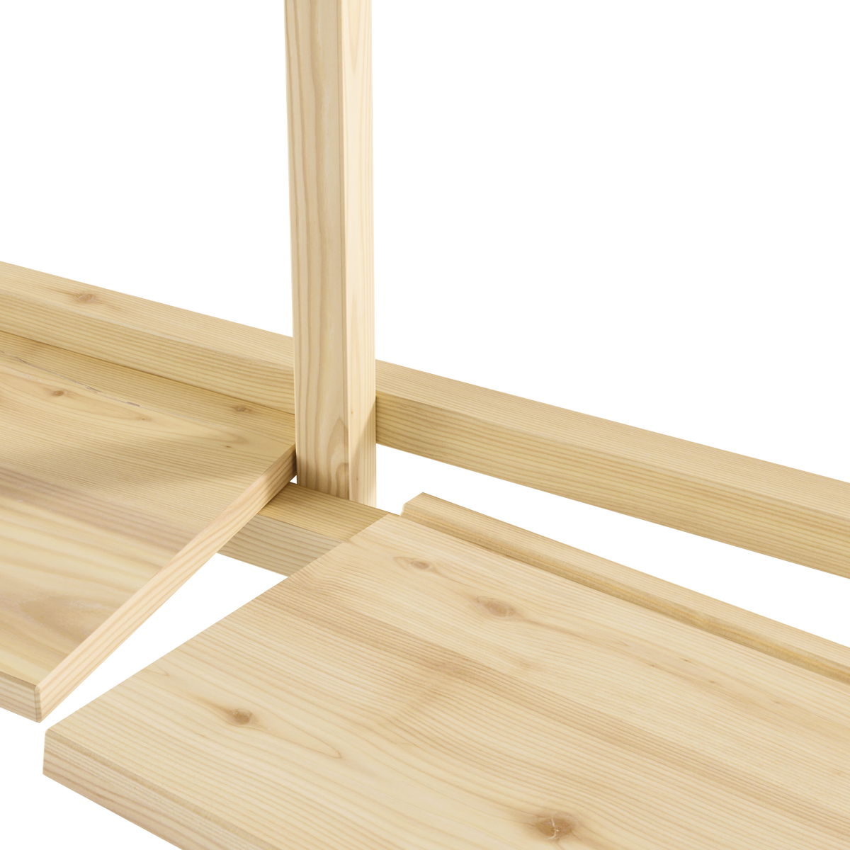 GROOVE SHELVING WIDE RAW