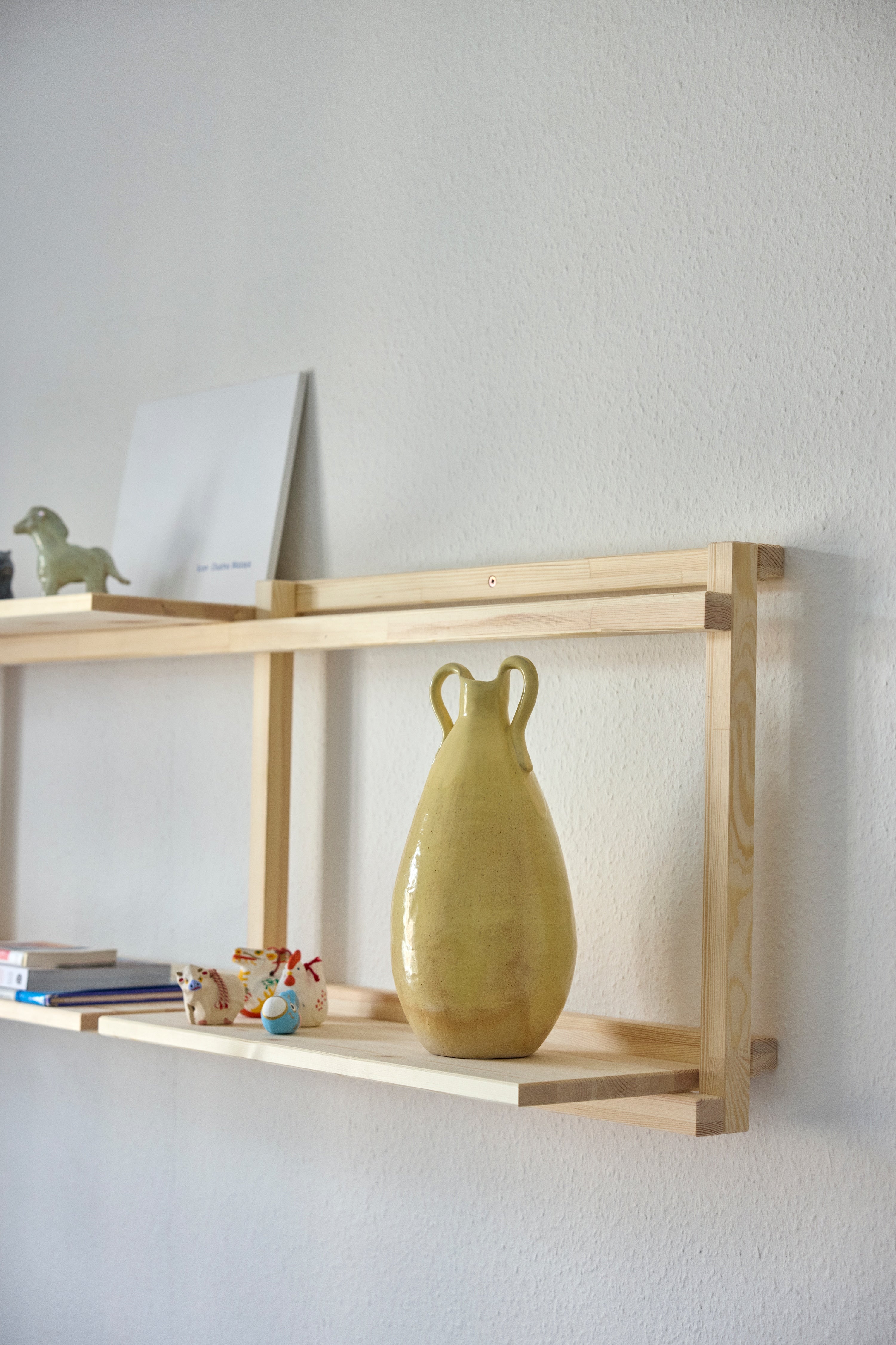 GROOVE SHELVING WIDE RAW