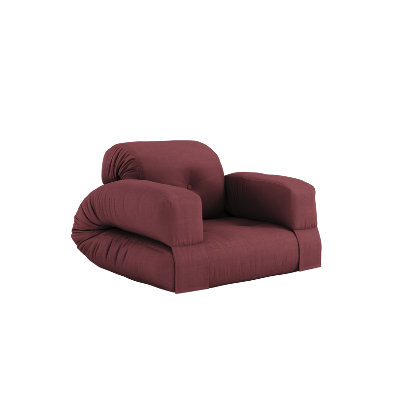 FAUTEUIL HIPPO BORDEAUX