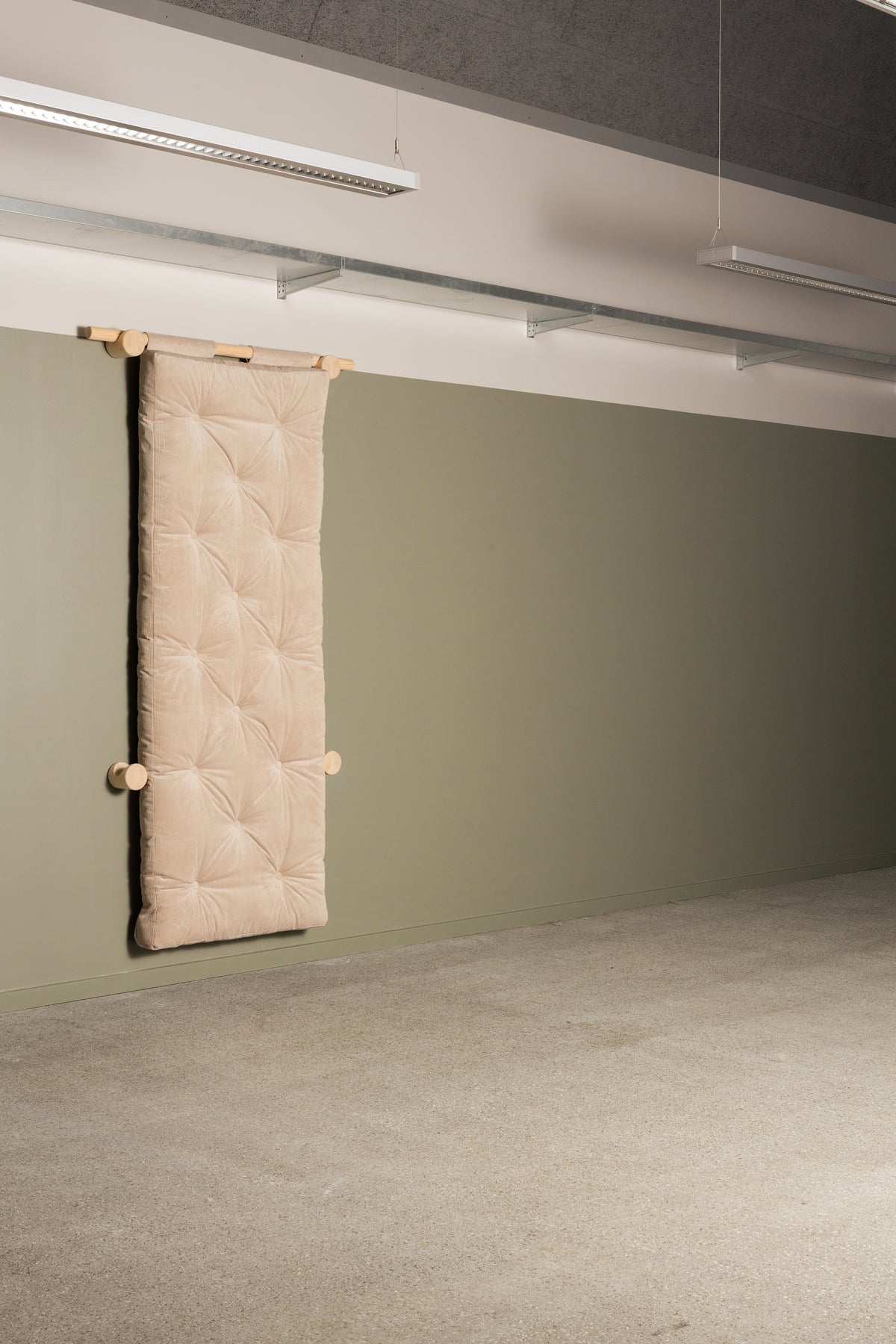 HOOKED RAW 75 x 200 W. BRAVO MATTRESS FUDGE BROWN