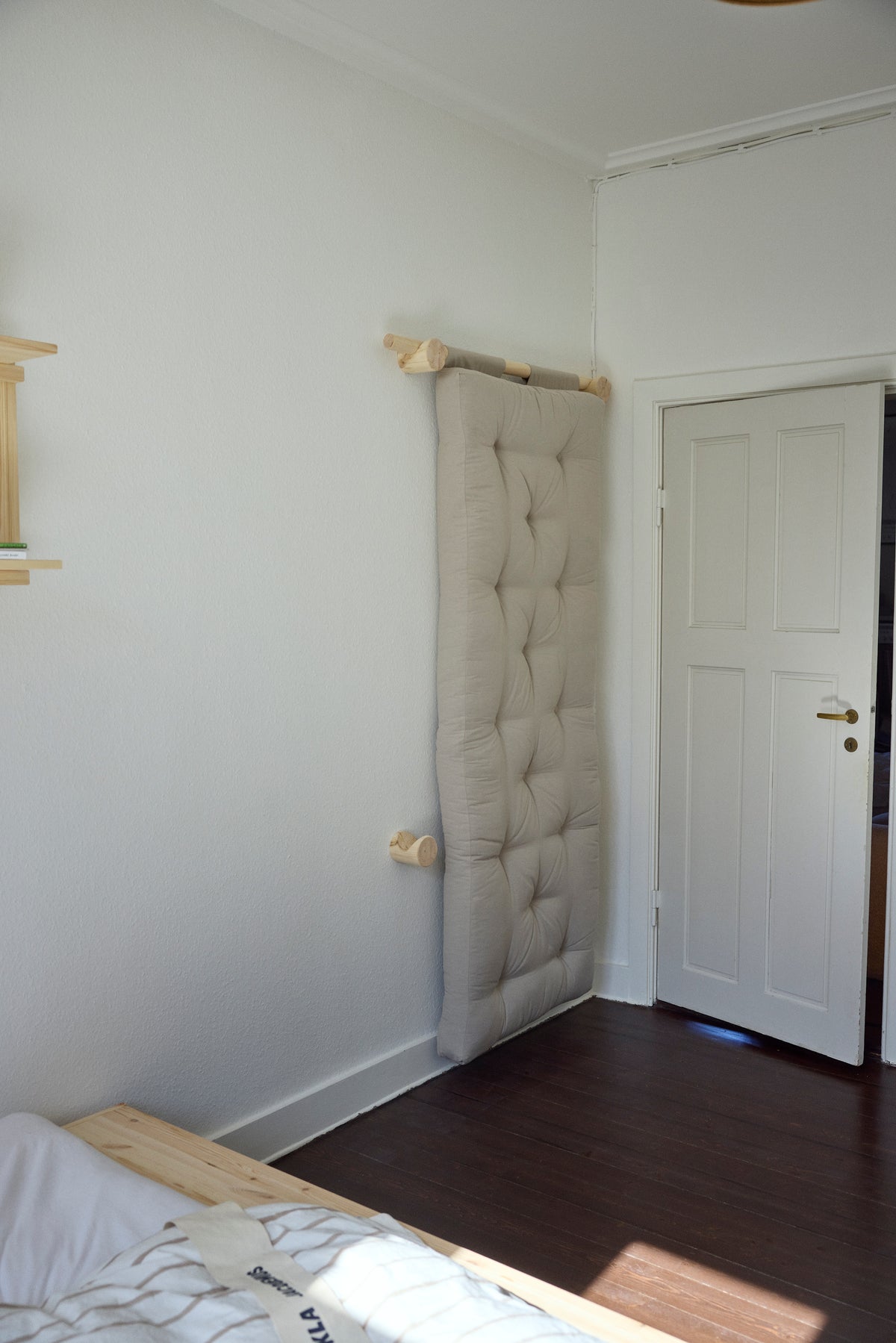 HOOKED RAW 75 x 200 W. BRAVO MATTRESS NATURAL