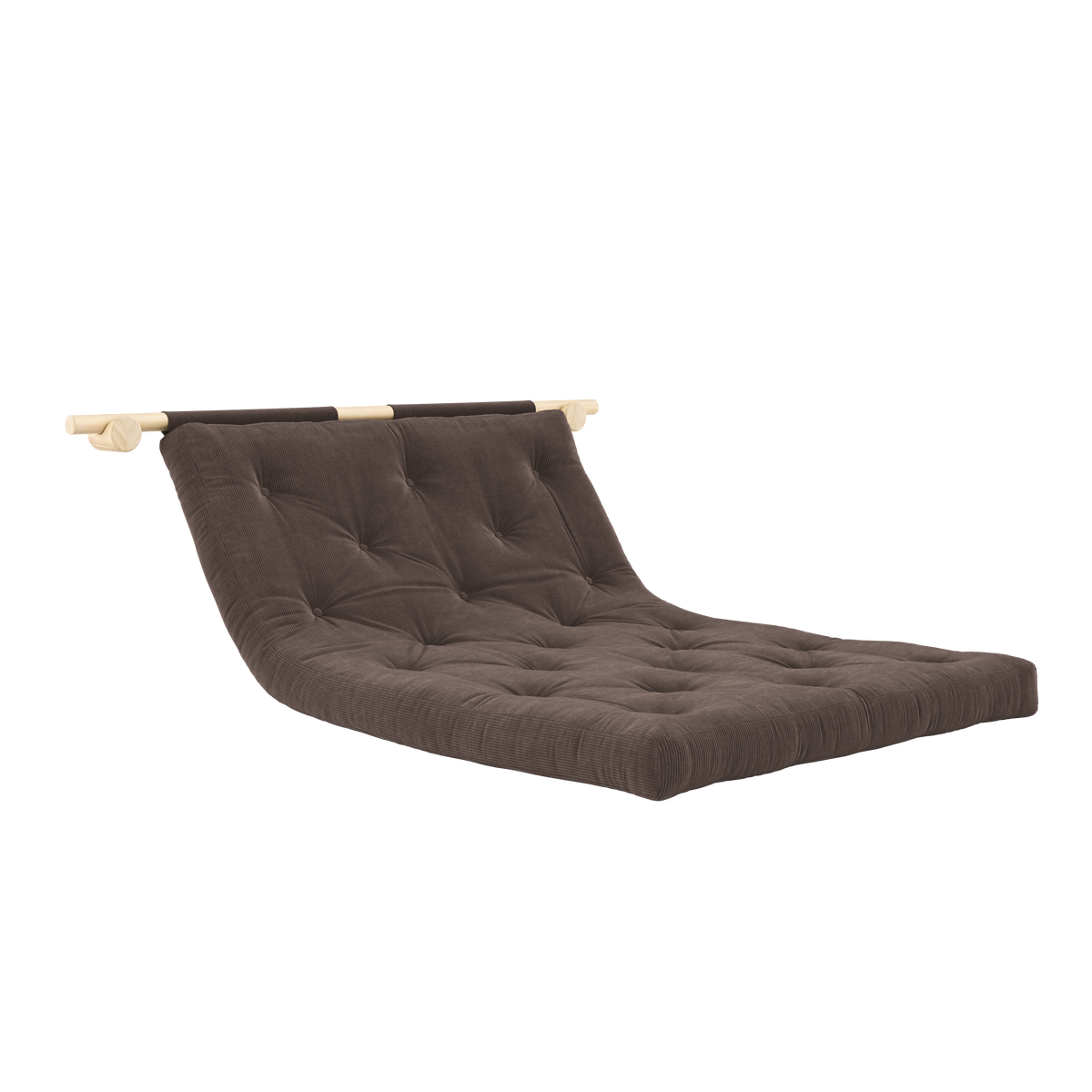 HOOKED RAW 135 x 200 W. BRAVO MATTRESS CHOCOLATE