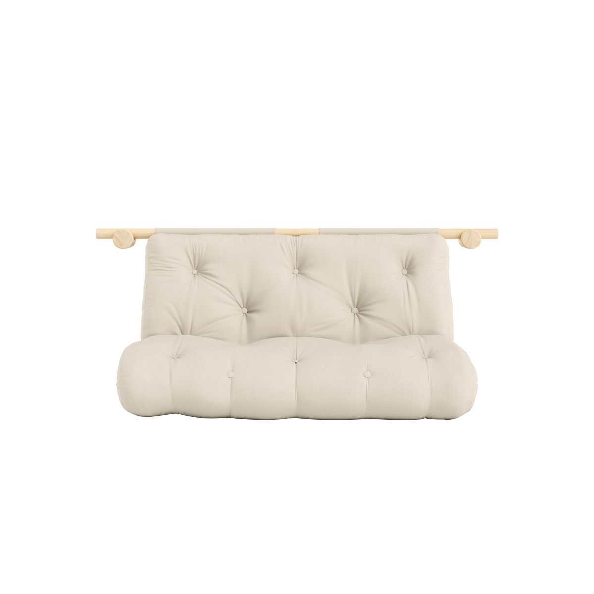 HOOKED RAW 135 x 200 W. BRAVO MATTRESS BEIGE