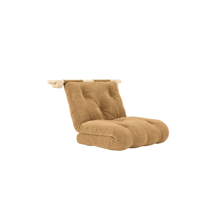 HOOKED RAW 75 x 200 W. BRAVO MATTRESS FUDGE BROWN