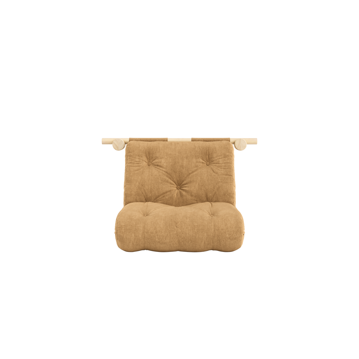 HOOKED RAW 75 x 200 W. BRAVO MATTRESS FUDGE BROWN