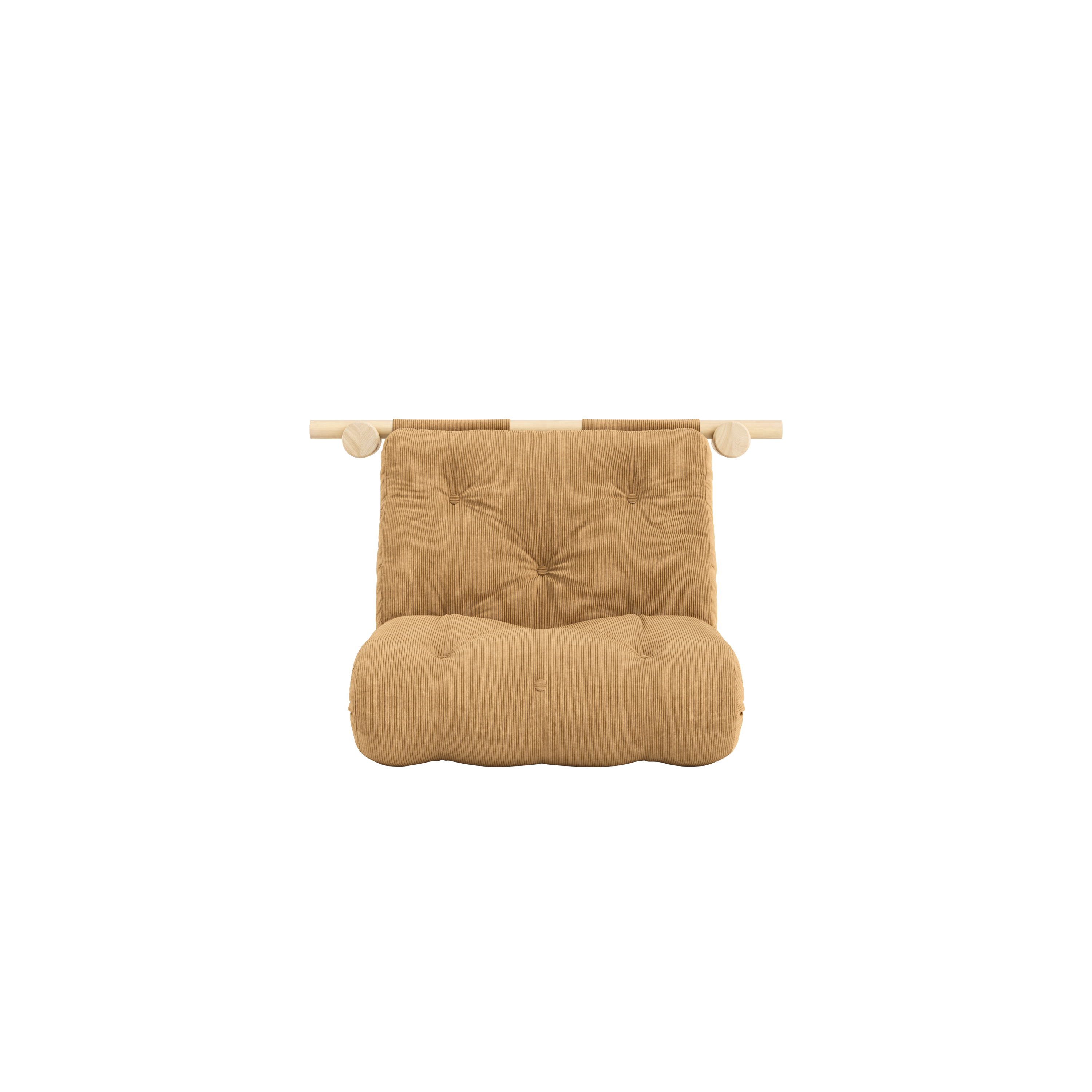 HOOKED RAW 75 x 200 W. BRAVO MATTRESS FUDGE BROWN