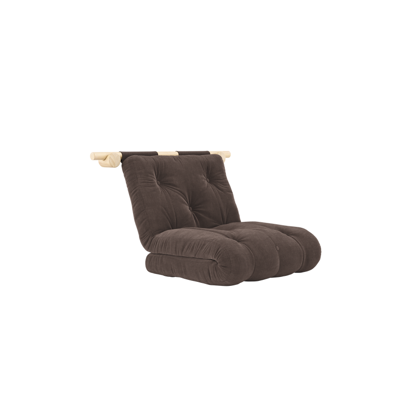 HOOKED RAW 75 x 200 W. BRAVO MATTRESS CHOCOLATE