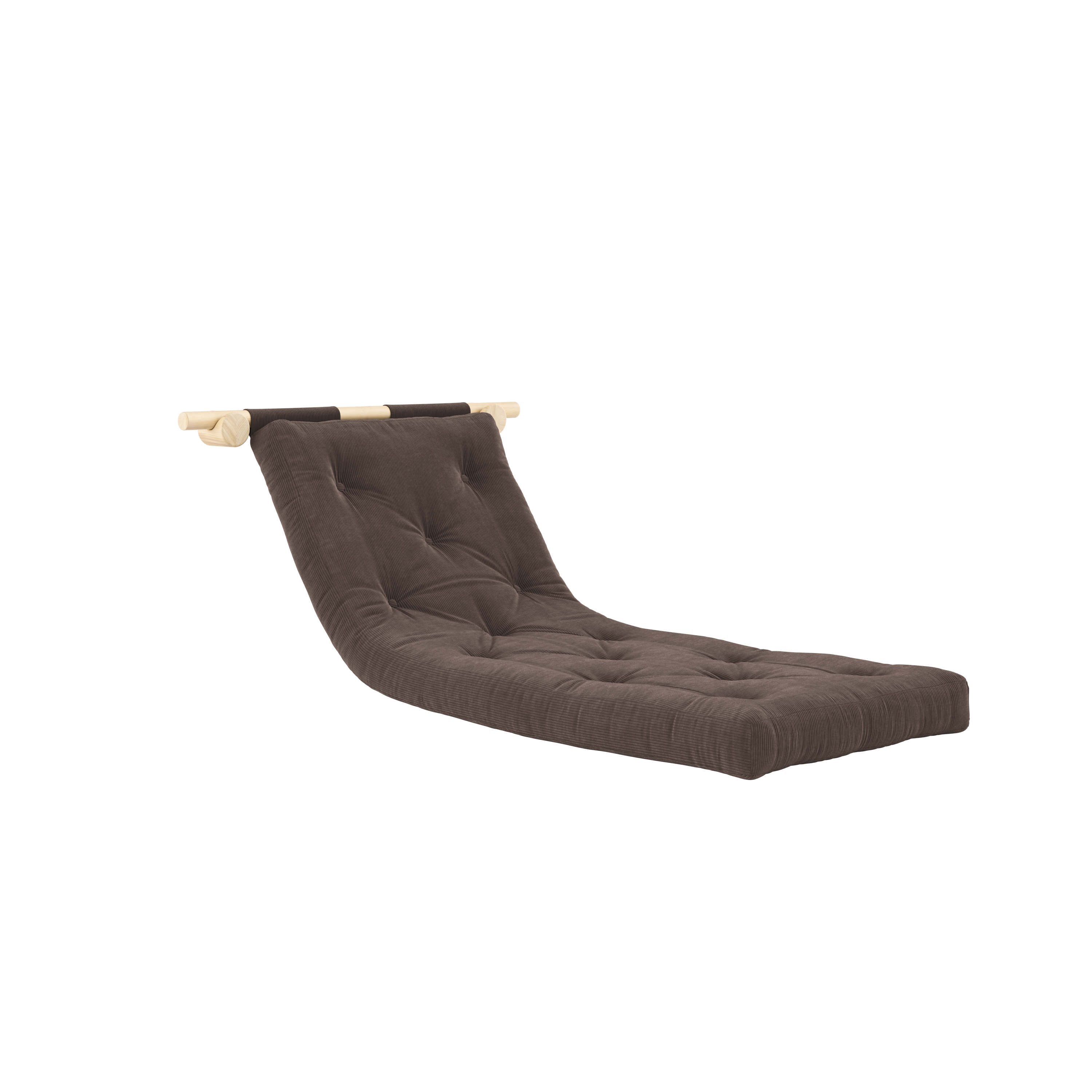 HOOKED RAW 75 x 200 W. BRAVO MATTRESS CHOCOLATE