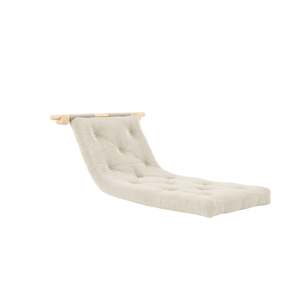 HOOKED RAW 75 X 200 W. BRAVO MATTRESS IVORY