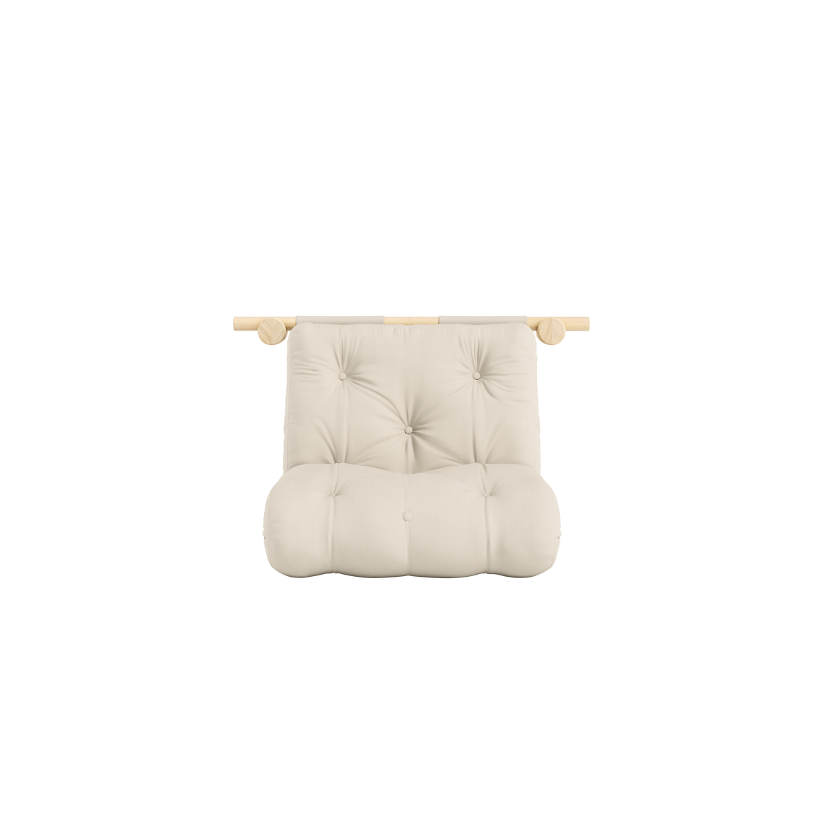 HOOKED RAW 75 x 200 W. BRAVO MATTRESS BEIGE