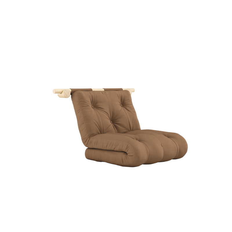 HOOKED RAW 75 x 200 W. BRAVO MATTRESS MOCCA